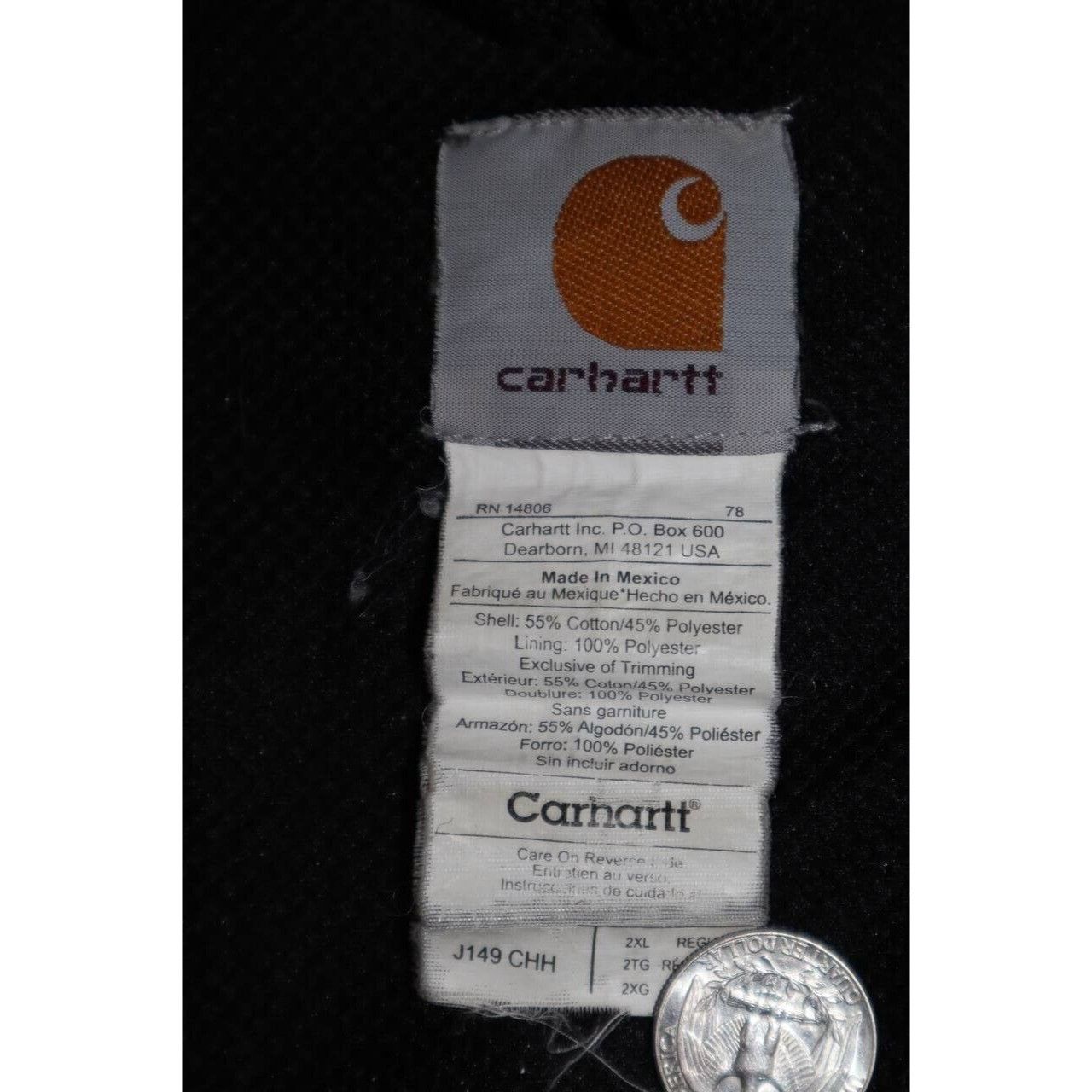 Carhartt Carhartt Thermal Lined Jacket Charcoal Heather J149 CHH 2XL Size US XXL / EU 58 / 5 - 3 Thumbnail