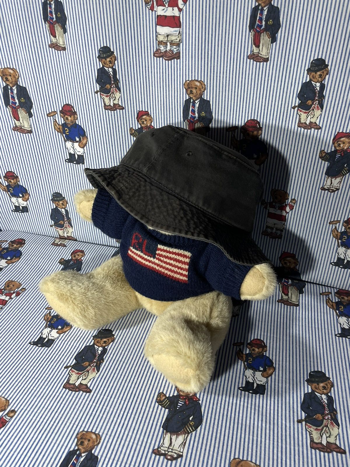 Polo Ralph Lauren × RRL Ralph Lauren × Ralph Lauren Bucket Polo Sport Spell Out OG Vintage Size ONE SIZE - 6 Thumbnail