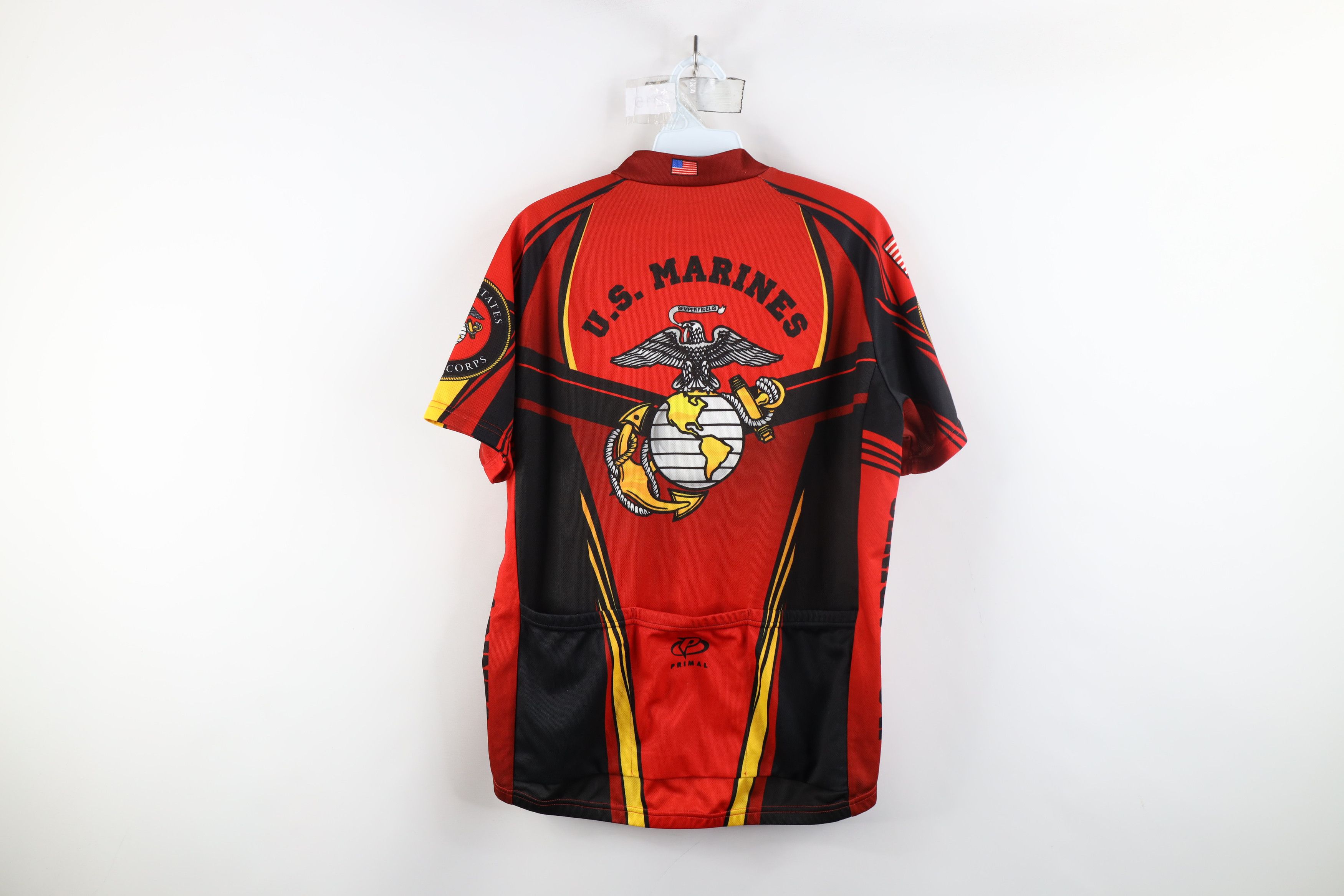 Vintage Vintage Primal All Over Print Marines Bicycle Cycling Jersey Size US L / EU 52-54 / 3 - 14 Thumbnail
