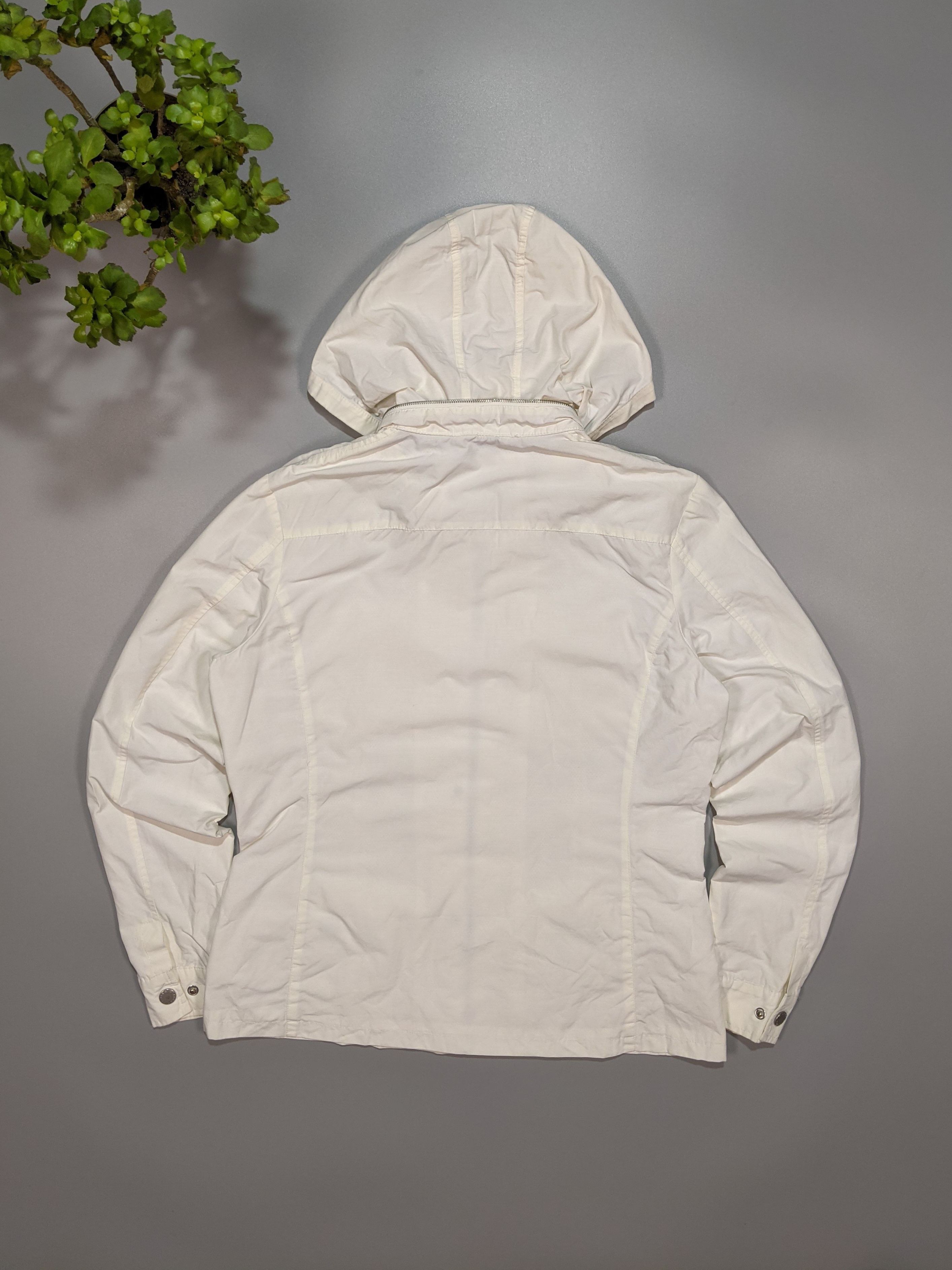Sergio Tacchini × Vintage Sergio Tacchini Women's Vintage White Lightweight Raincoat Size XL / US 12-14 / IT 48-50 - 8 Thumbnail