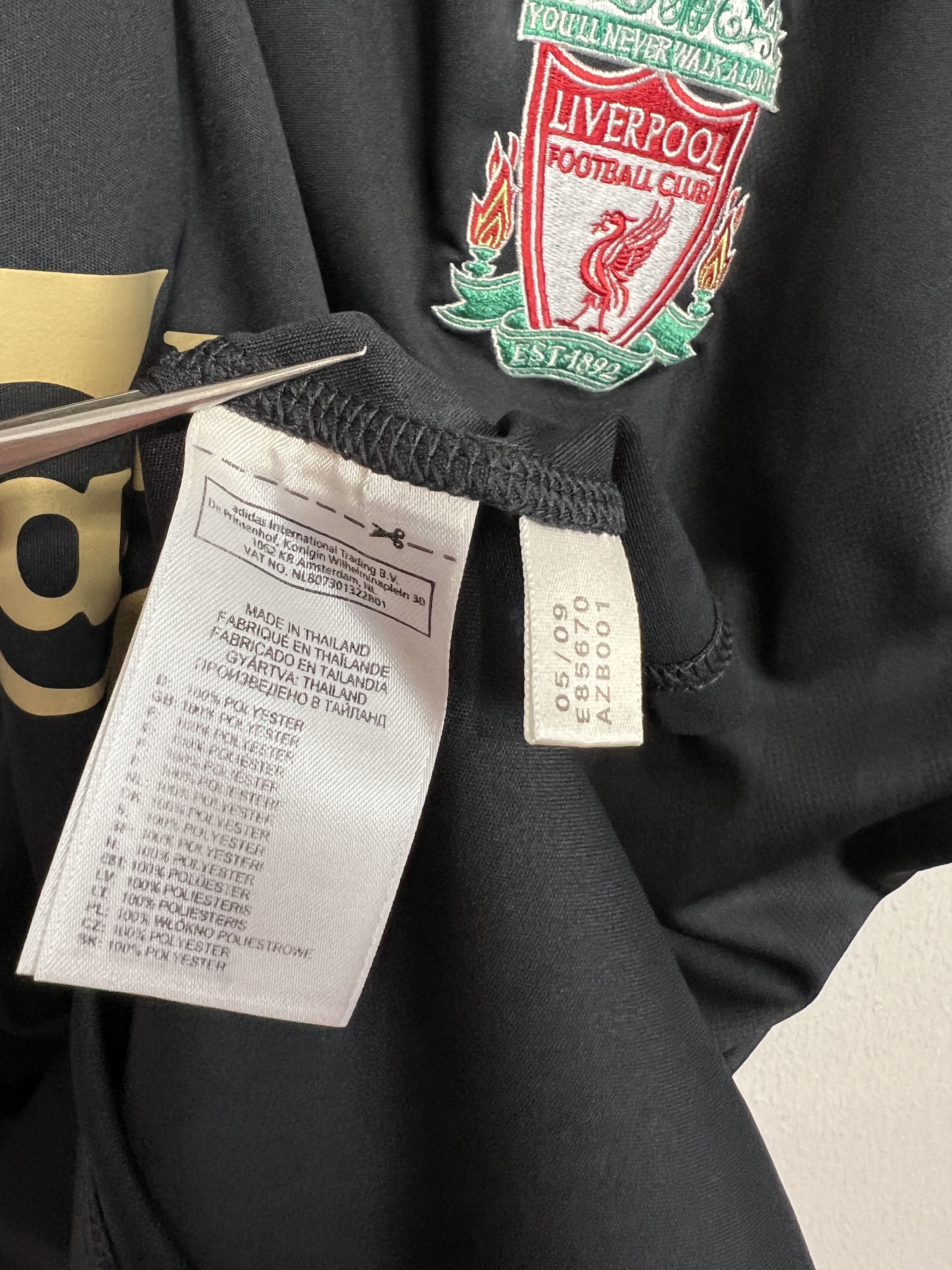 Adidas Liverpool Away football shirt Soccer #5 Agger Jersey Trikot Size US XXL / EU 58 / 5 - 9 Thumbnail