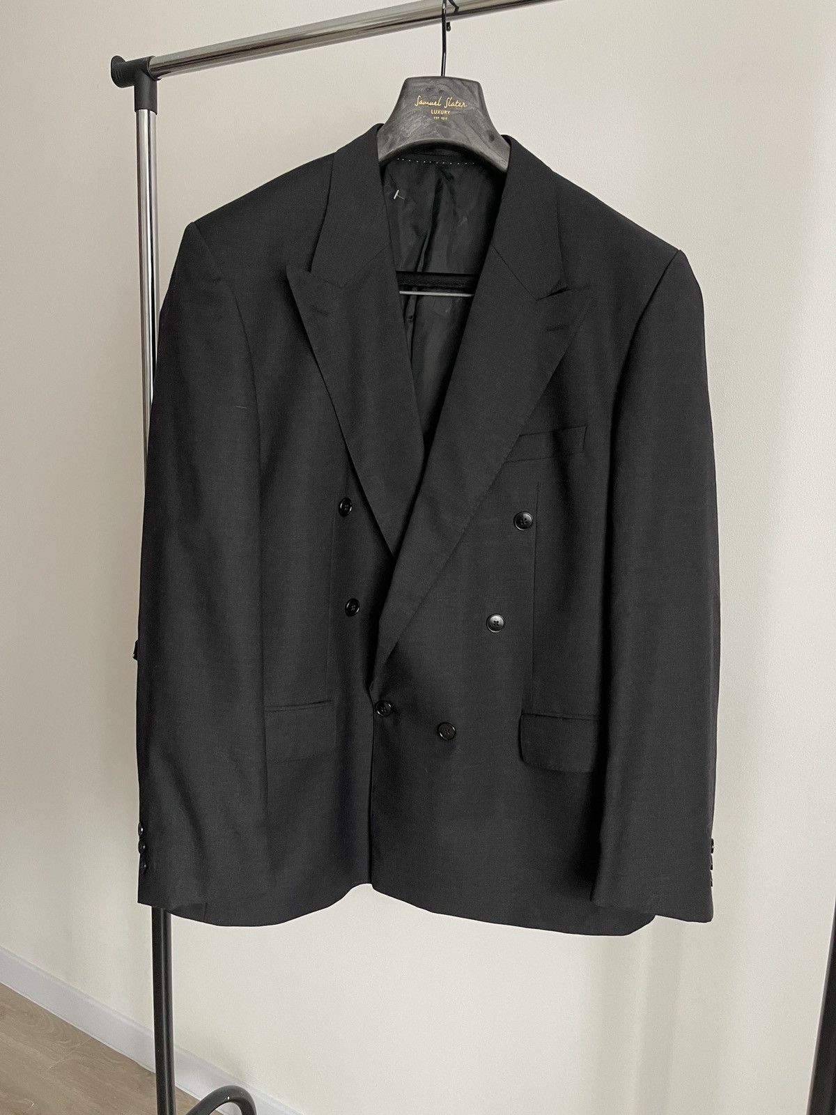 Van Gils Vintage Van Gils Double-Breasted Blazer Jacket 42L wool Size 42L - 1 Thumbnail