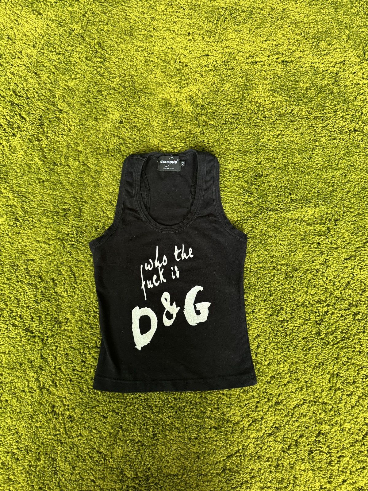 If Six Was Nine Y2K Who is Dolce & Gabbana D&G style vintage tank top Size XS / US 0-2 / IT 36-38 - 1 Thumbnail