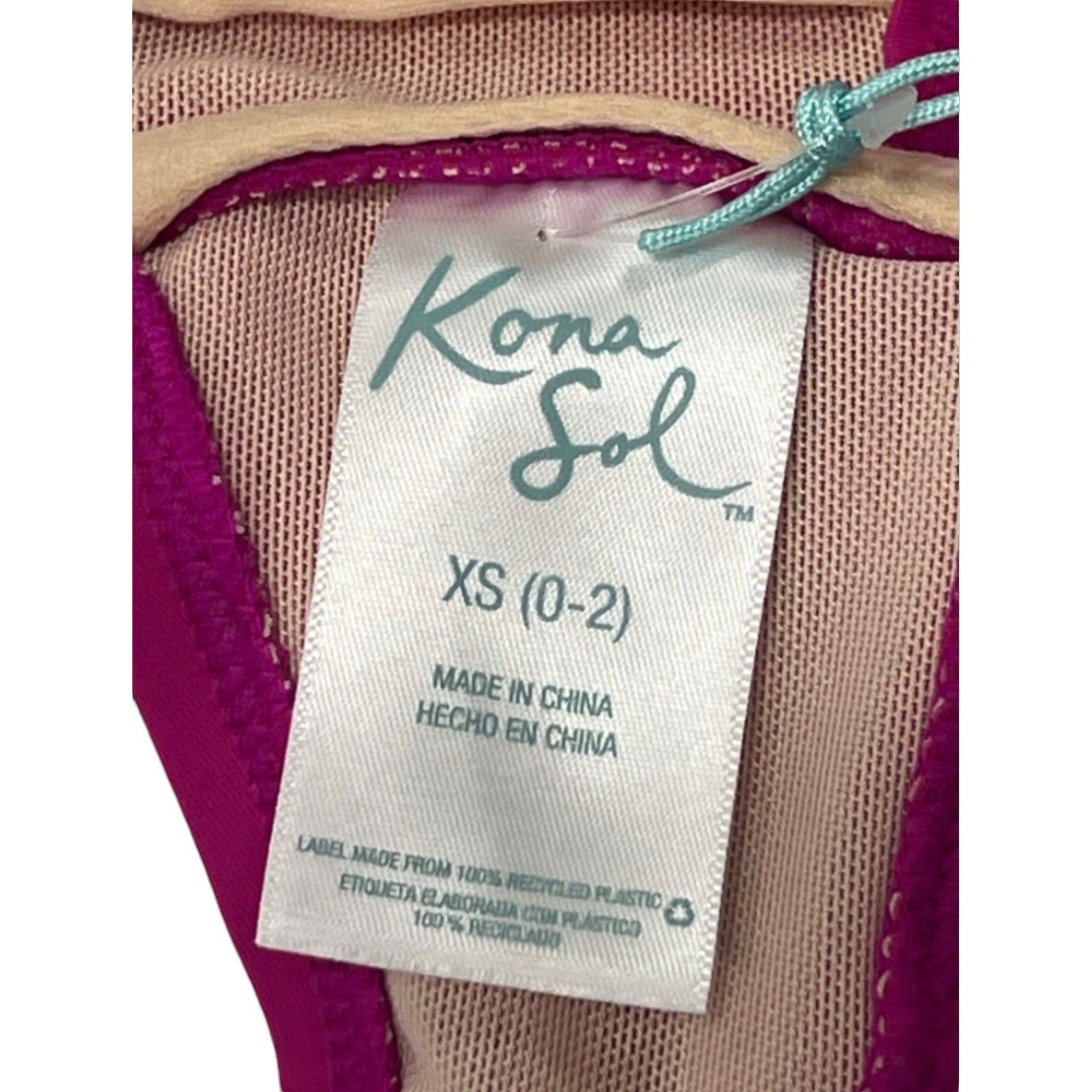 Other Kona Sol - Women's Post Mastectomy High Neck Keyhole Bikini Size ONE SIZE - 8 Thumbnail