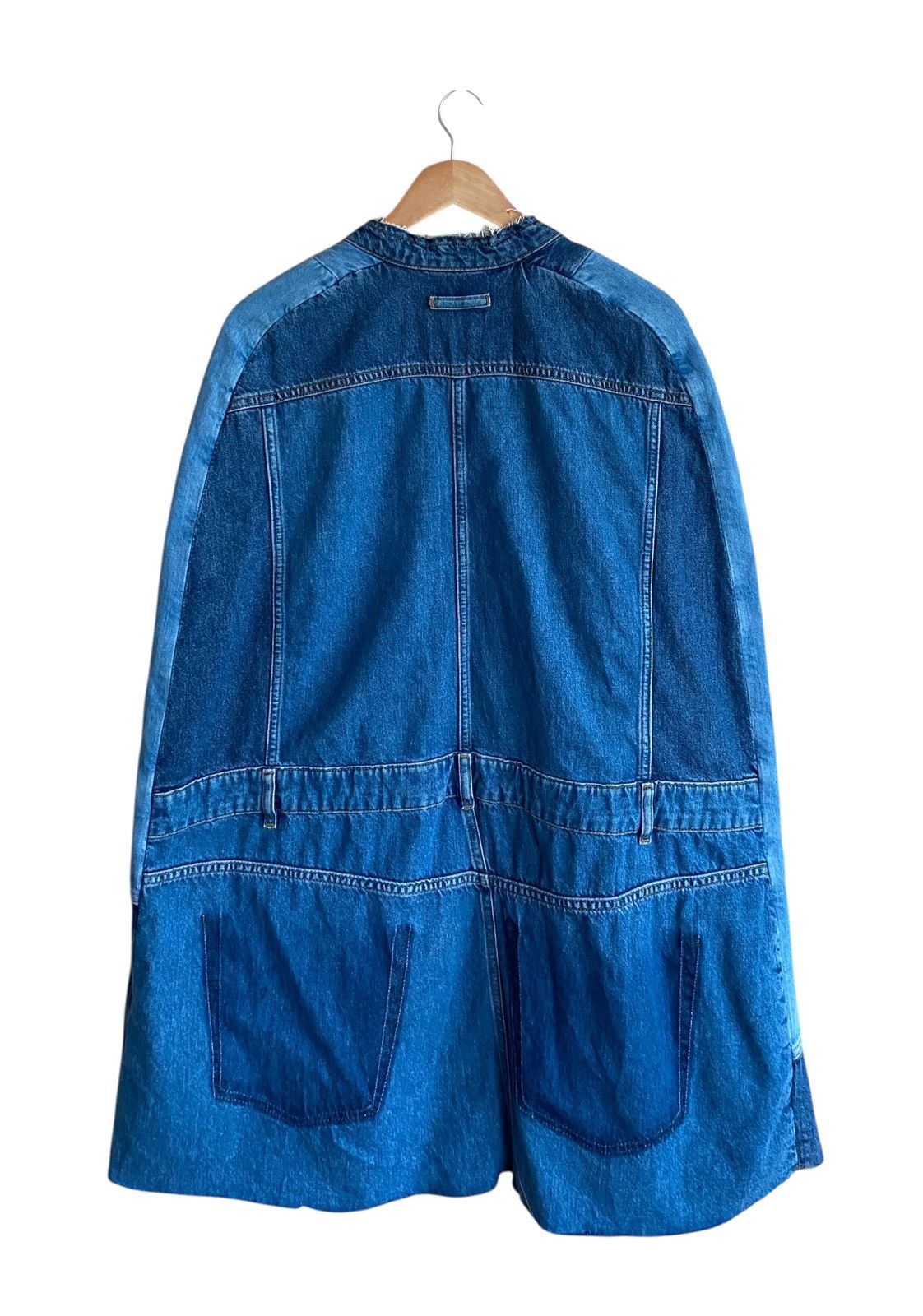 Desigual Vintage Brand Desingual Denim Poncho 2000s Size US XL / EU 56 / 4 - 2 Thumbnail
