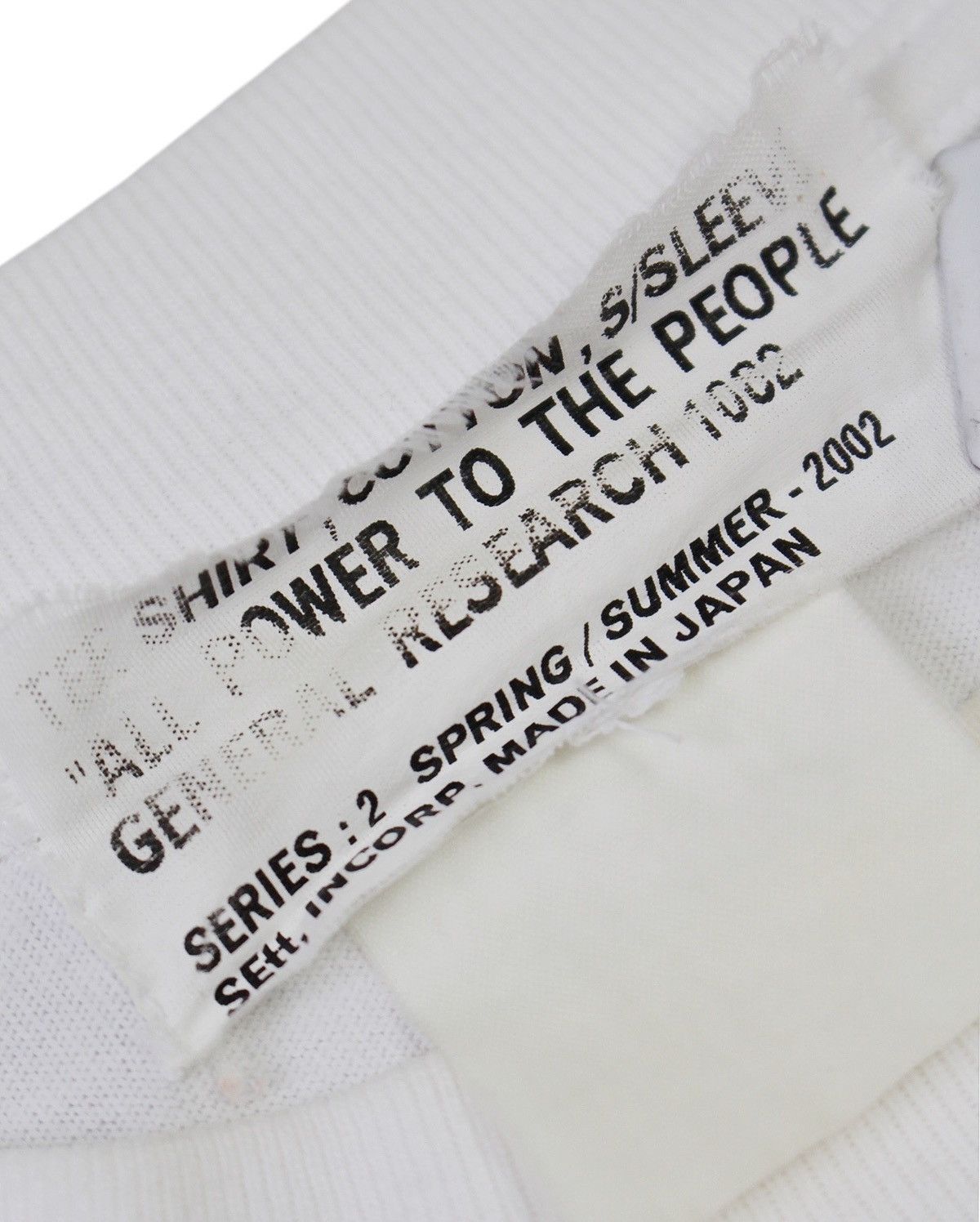 General Research SS2002 GENERAL RESEARCH “ALL POWER TO THE PEOPLE” TEE Size US M / EU 48-50 / 2 - 7 Thumbnail