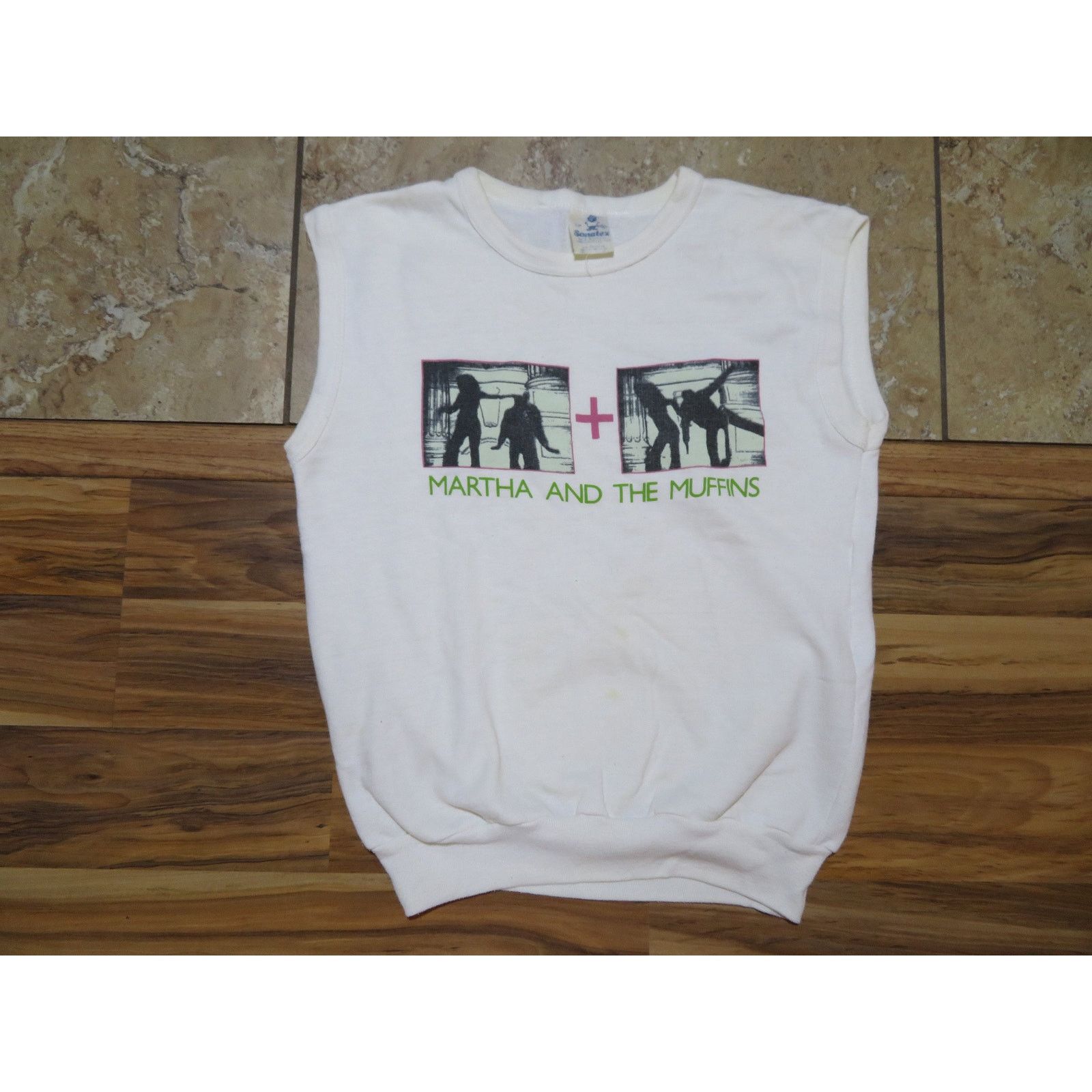 Other Martha and the Muffins Lightweight Sweatshirt White S 1980s Size US S / EU 44-46 / 1 - 1 Thumbnail