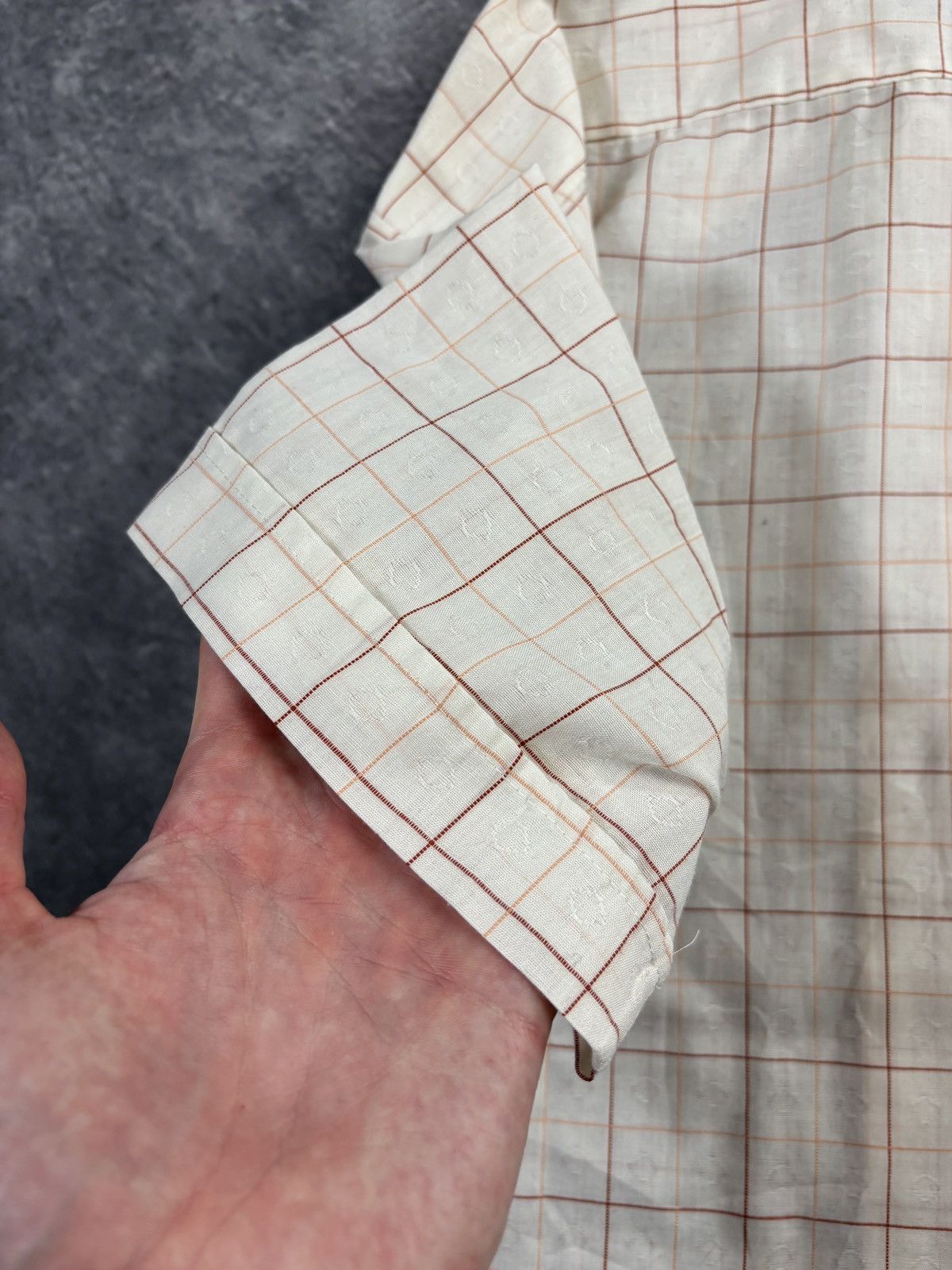 Sears 1970s Vintage Sears Shortsleeve Shirt Perma Sheer Mesh Heart Size US M / EU 48-50 / 2 - 7 Thumbnail