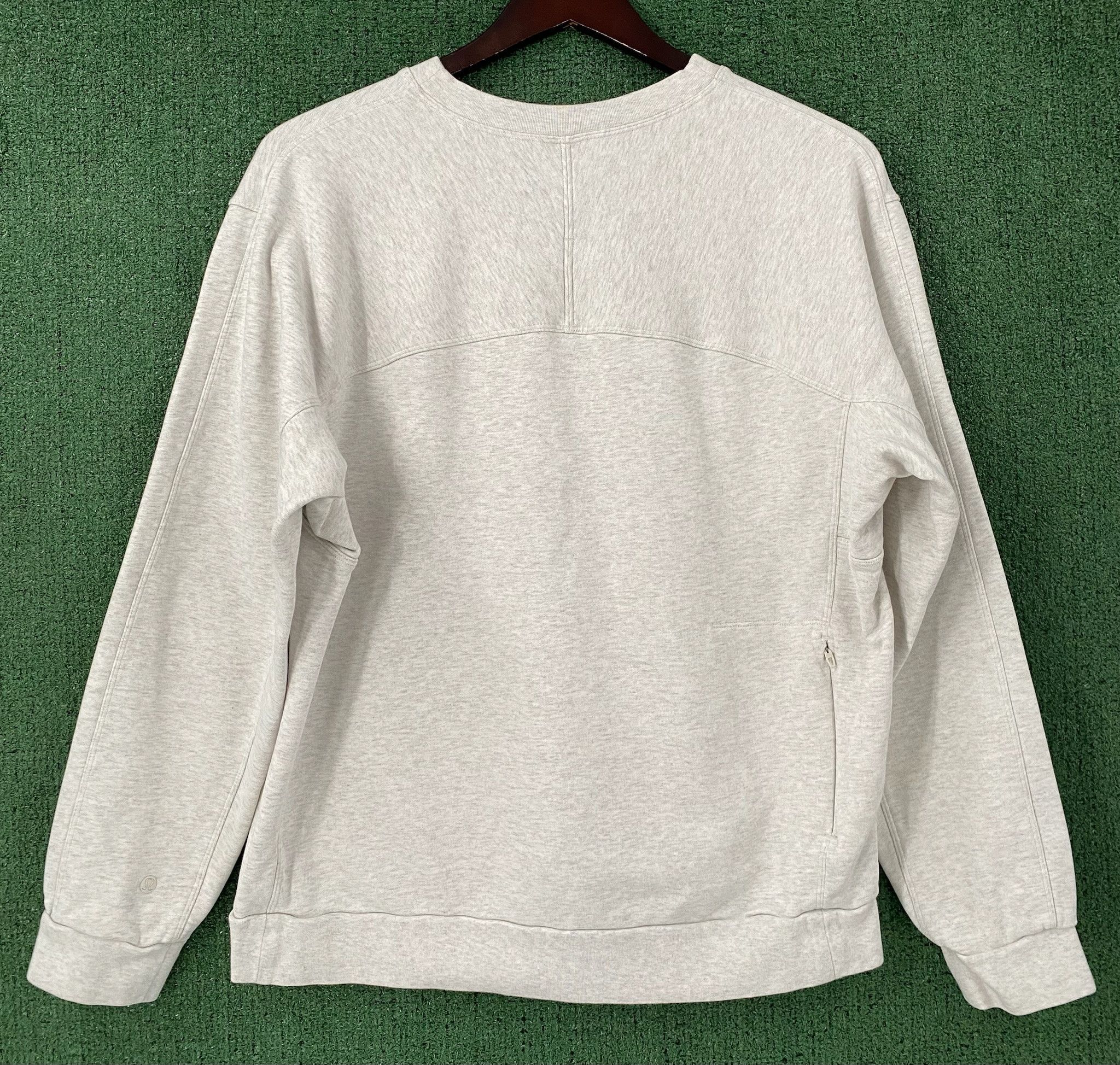 Lululemon Lululemon City Sweat Grey Sweatshirt W/ Zip Pocket Large Size L / US 10 / IT 46 - 3 Thumbnail