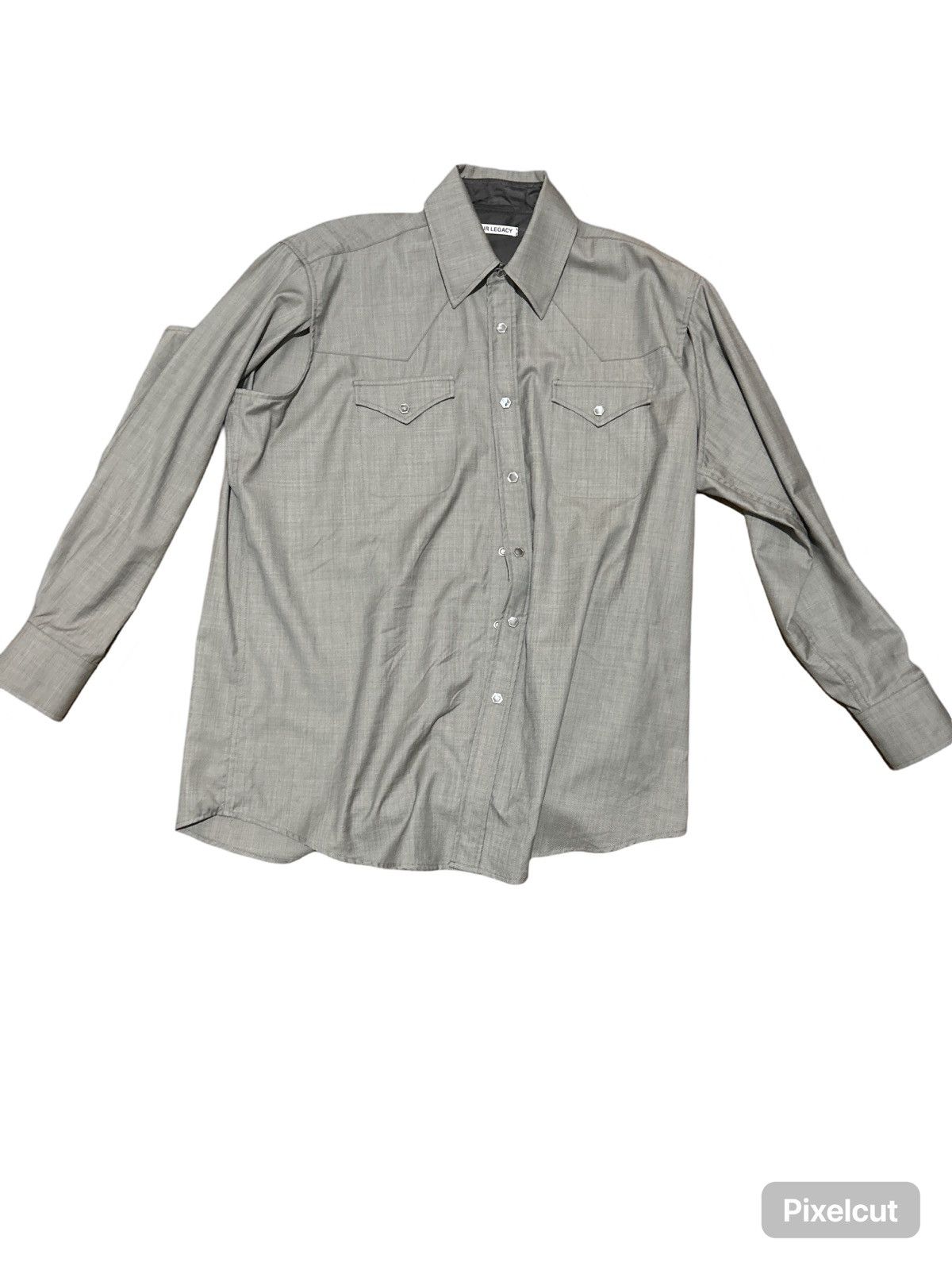 Our Legacy Cut ranch shirt stone wool Size US S / EU 44-46 / 1 - 3 Thumbnail