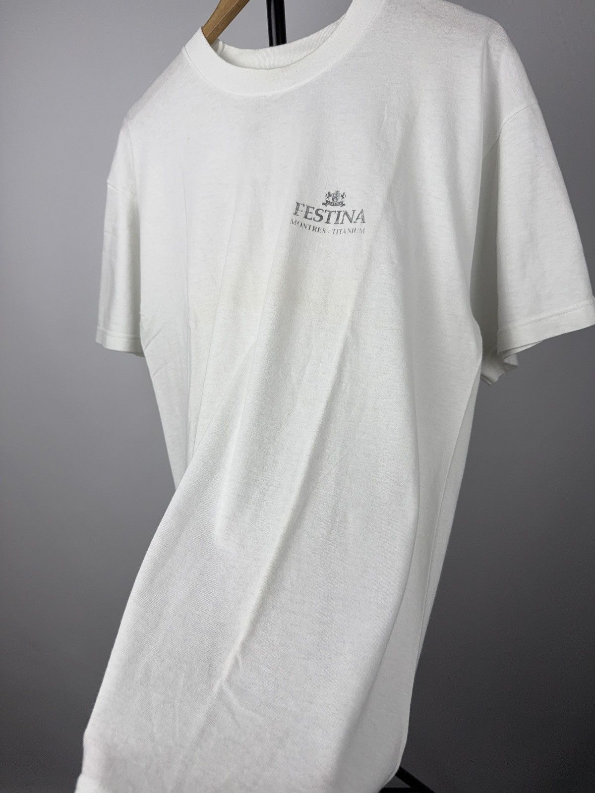 Vintage Vintage Retro 1998 Festina Tour de France Promo Watch Tee L Size US L / EU 52-54 / 3 - 4 Thumbnail