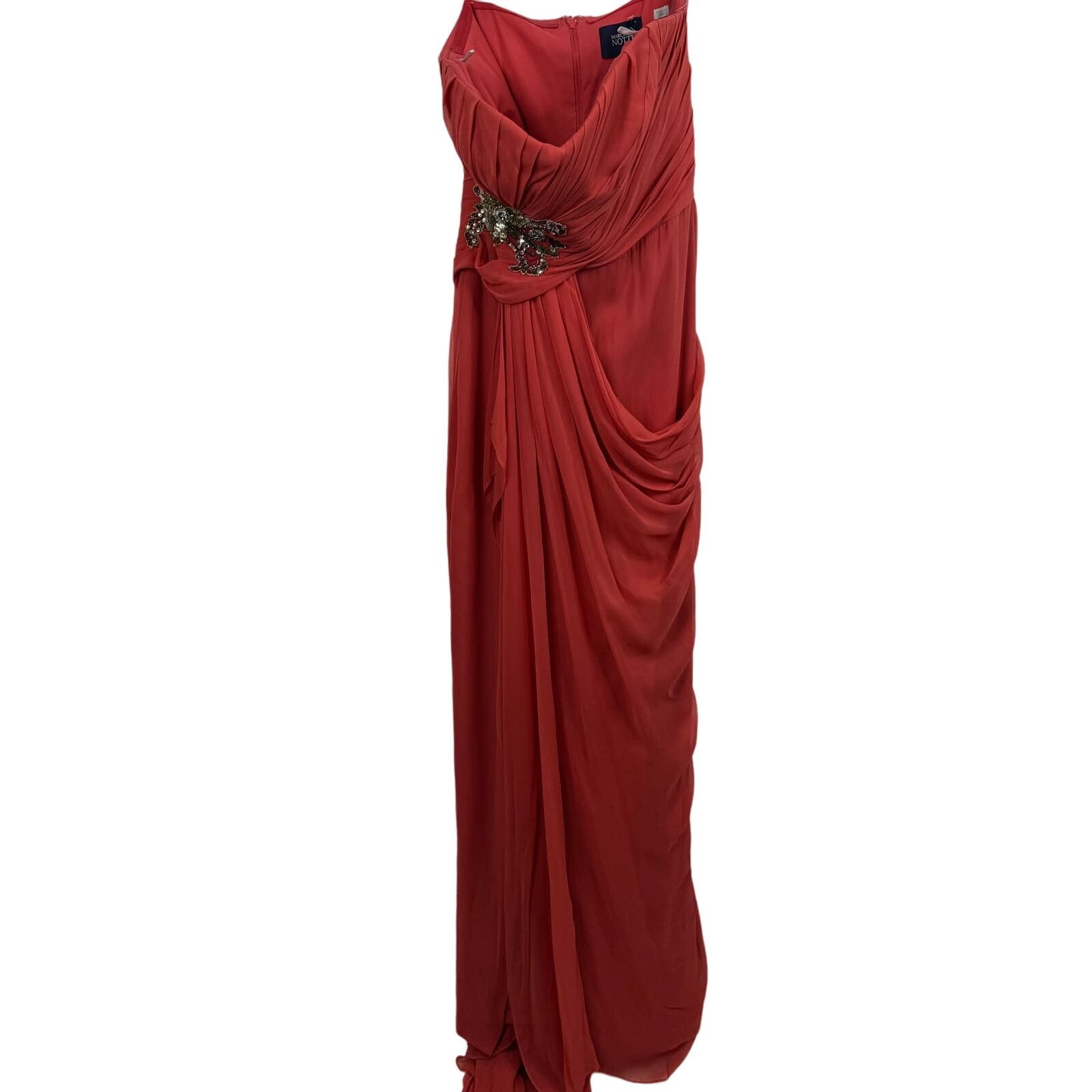 Marchesa Marchesa Notte Luxury Silk Pageant Cocktail Evening Size S / US 4 / IT 40 - 4 Thumbnail