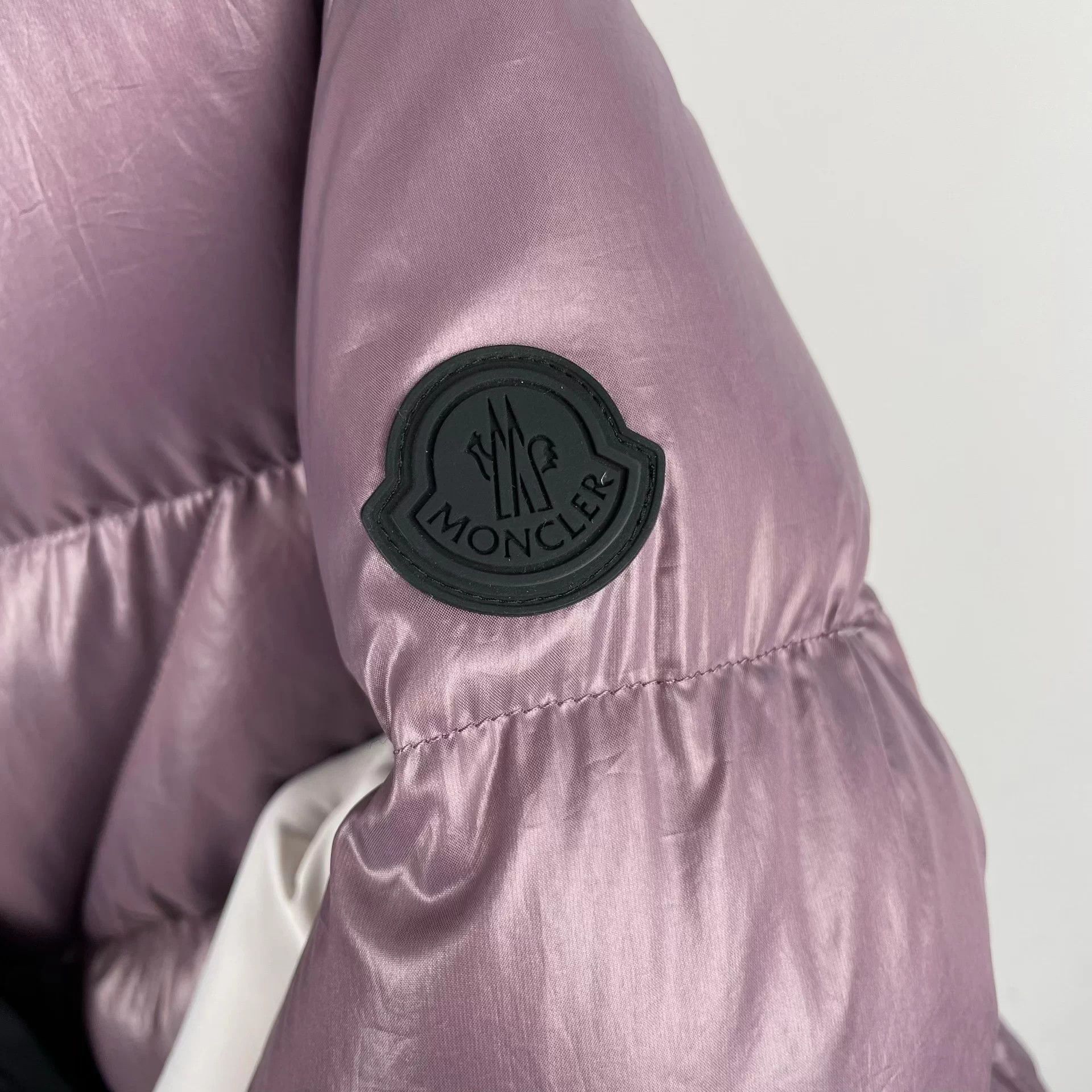 Moncler Moncler Short Down Puffer Jacket Purple Size 1 Size S / US 4 / IT 40 - 8 Thumbnail