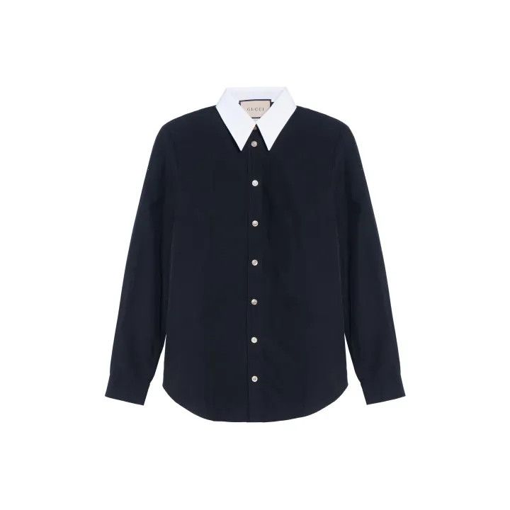 Gucci Gucci SS22 Colorblock Long Sleeve Shirt Size M / US 6-8 / IT 42-44 - 1 Thumbnail