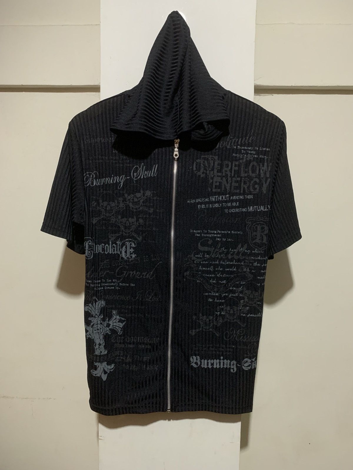 14th Addiction Japanese Beaumere Poem Skull and Cross With Hoodie Tee Size US L / EU 52-54 / 3 - 2 Thumbnail