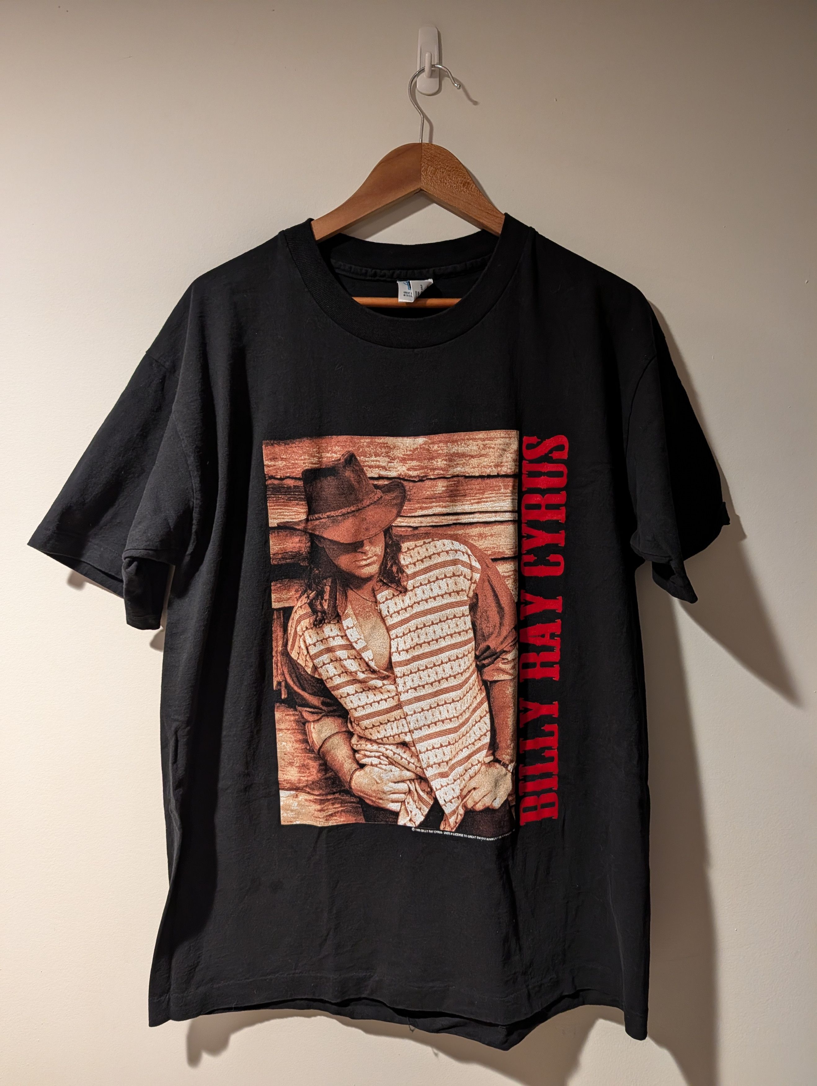 Band Tees Vintage 1995 Billy Ray Cyrus RedNeck Heaven Tour T-Shirt Size US XL / EU 56 / 4 - 1 Thumbnail