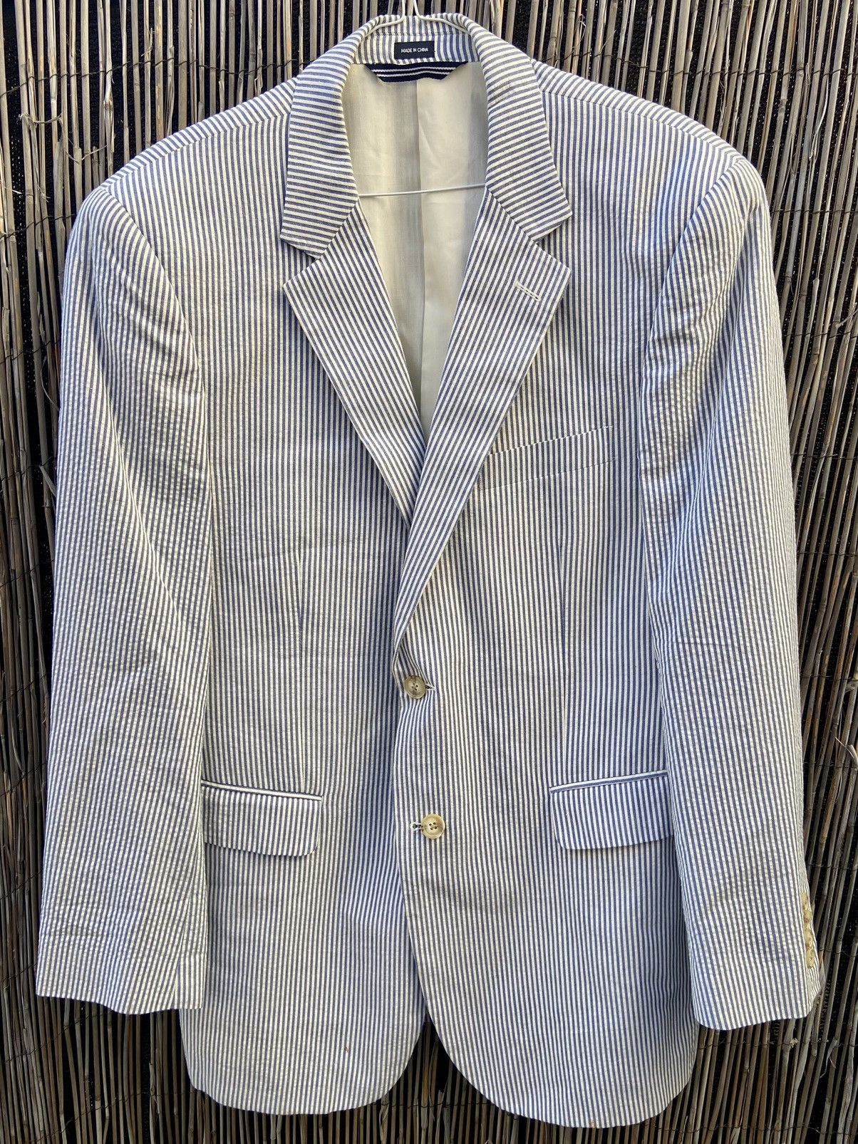 Nautica - Men’s Seersucker Suit - 42 Reg / 38W x 32L