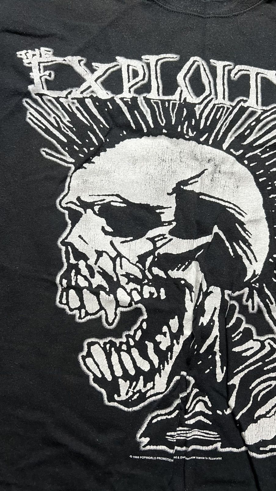 Gildan Exploited total chaos 1998 metalhead skull vintage tee Size US XXL / EU 58 / 5 - 3 Thumbnail