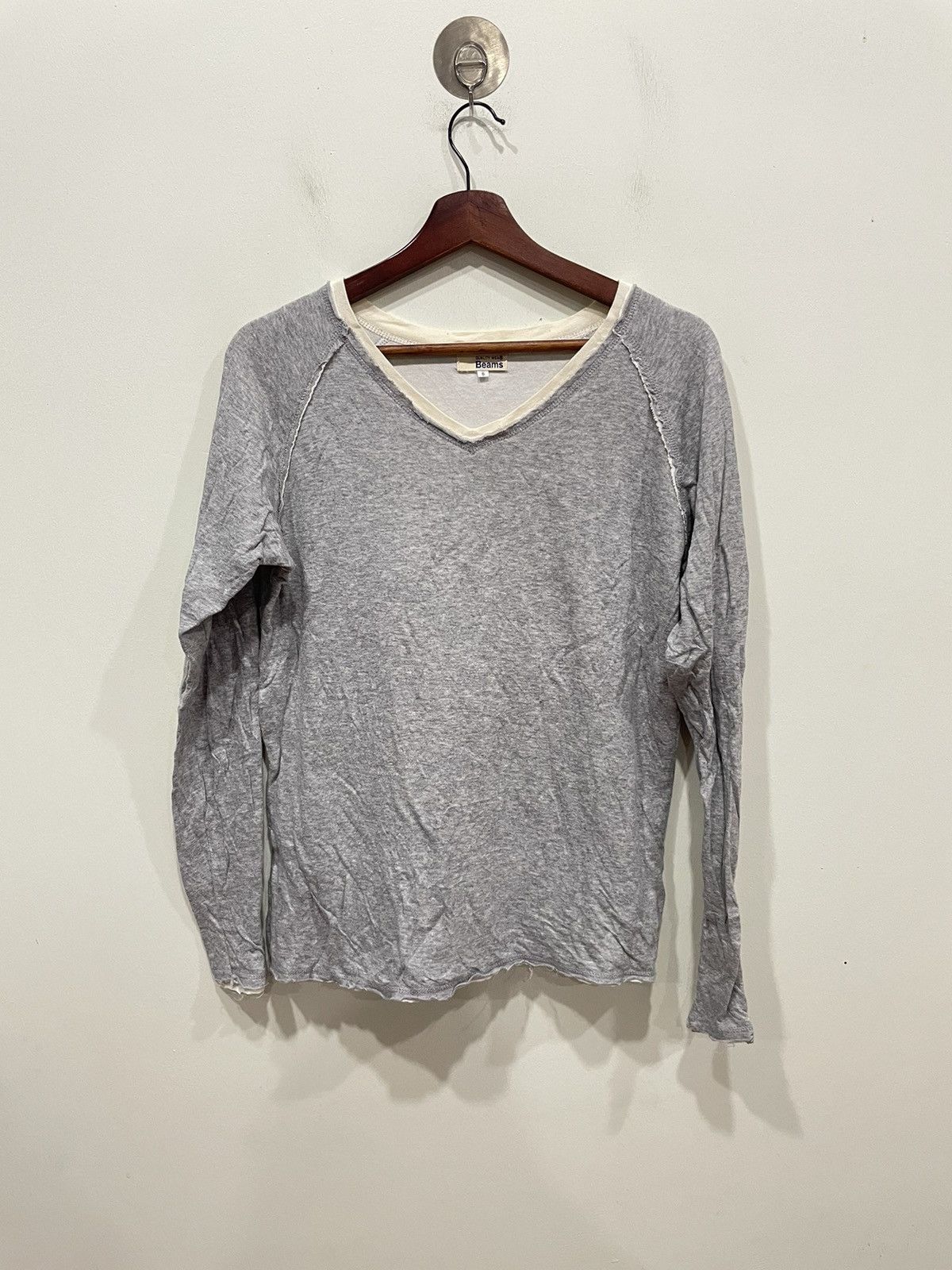 Beams Plus Beams Grey Long Sleeve Shirt Size S / US 4 / IT 40 - 1 Thumbnail