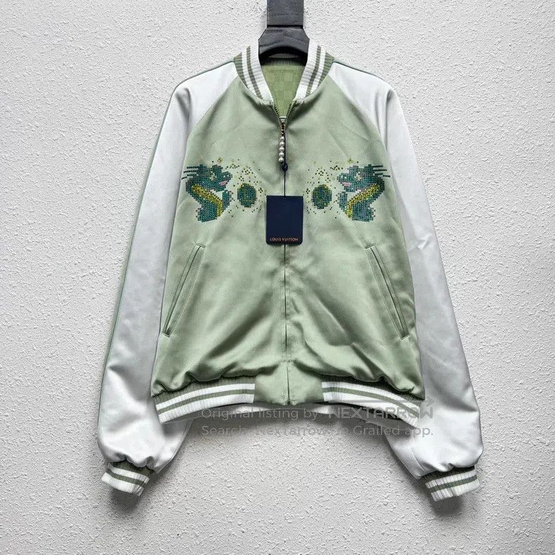 Louis Vuitton Louis Vuitton Beaded Year of the Dragon Silk Baseball Jack Size US M / EU 48-50 / 2 - 1 Thumbnail