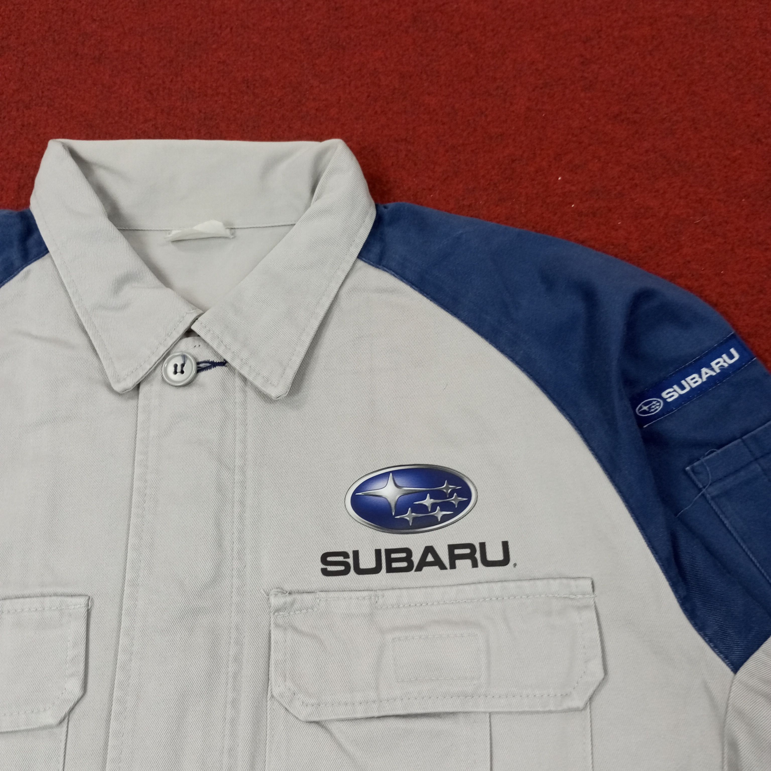 Vintage Subaru Japanese Motorsports Custom Art Jacket c246n17 Size US M / EU 48-50 / 2 - 4 Thumbnail