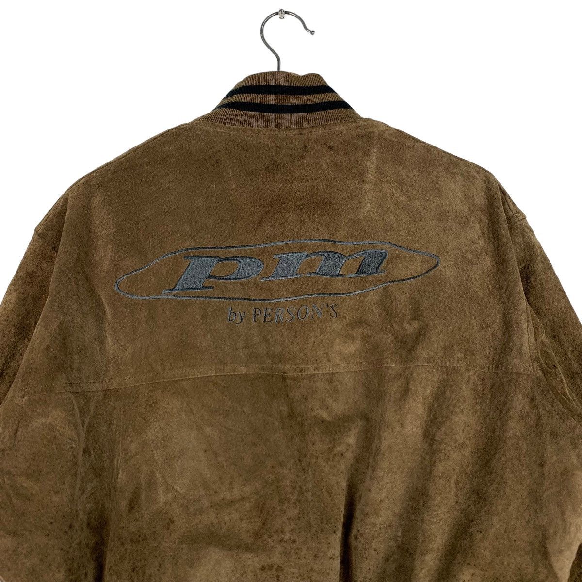PERSON'S PERSON’S Big Logo Pigskin Leather Varsity Jacket #0925-C41 Size US M / EU 48-50 / 2 - 2 Thumbnail