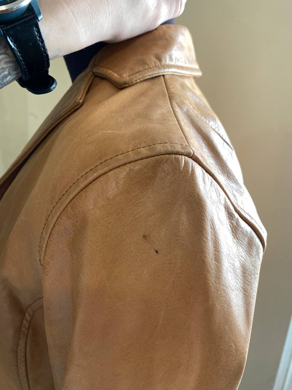 Gap Vintage Gap Genuine Leather Jacket (XS) Size XS / US 0-2 / IT 36-38 - 5 Thumbnail