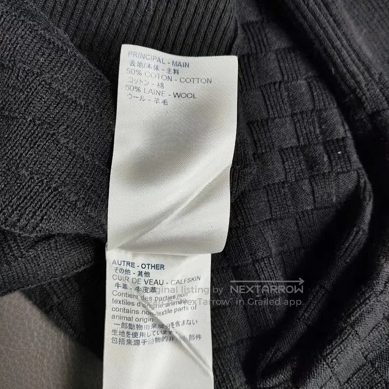 Louis Vuitton Louis Vuitton Knit dark check sweater Size US L / EU 52-54 / 3 - 5 Thumbnail