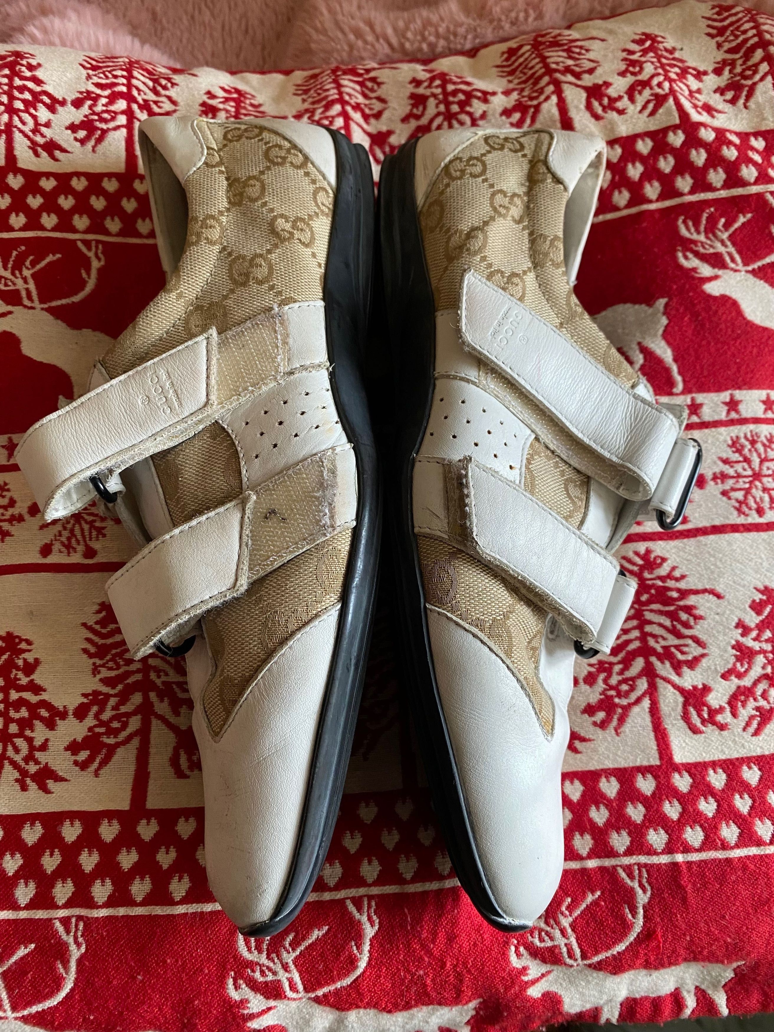 Gucci Gucci Vintage Canvas Leather Casual Shoes Size US 6 / EU 39 - 6 Thumbnail