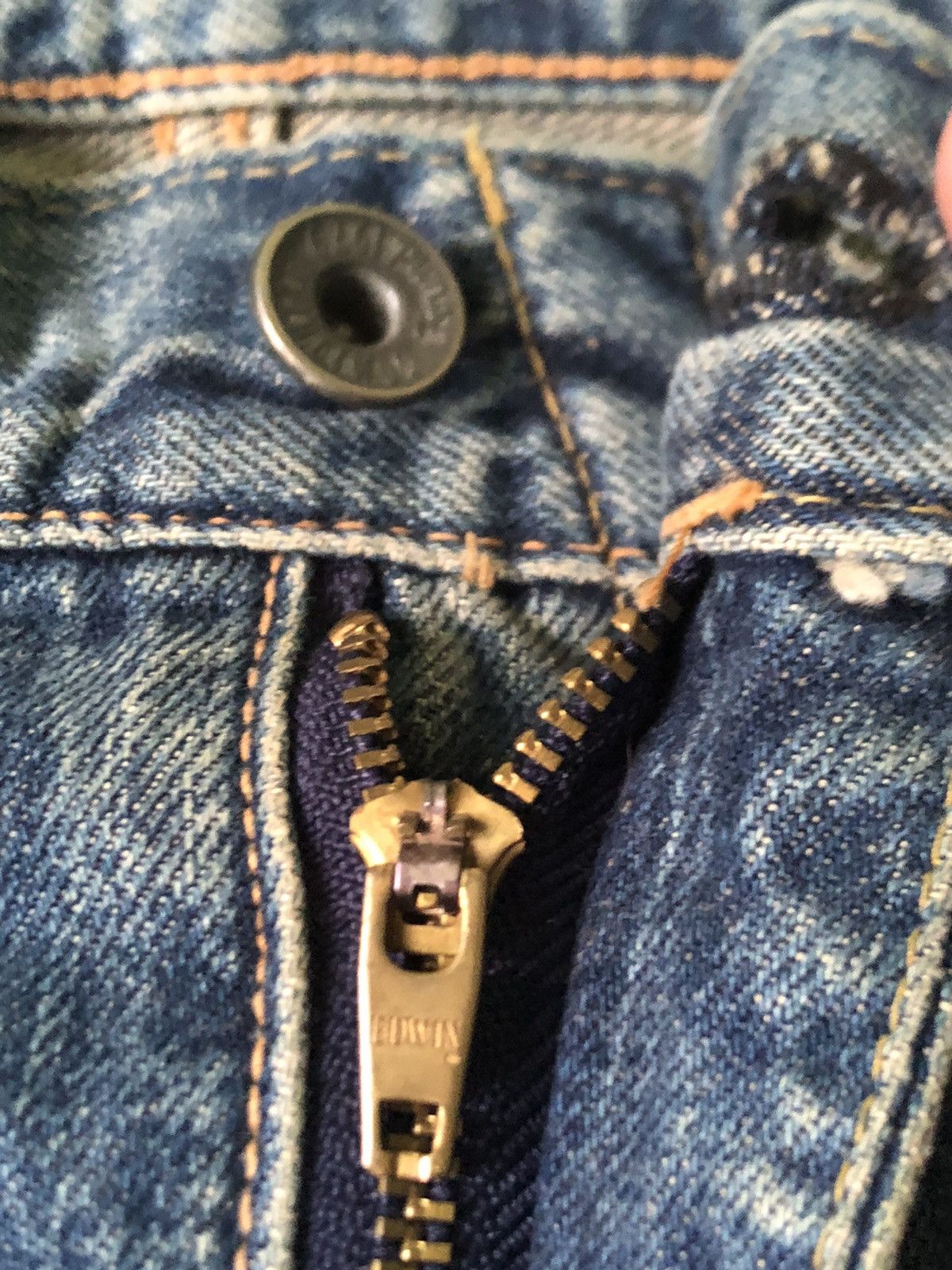 Edwin × Japanese Brand × Vintage 🔥Vintage EDWIN 505 Denim👖 Size US 26 / EU 42 - 7 Thumbnail