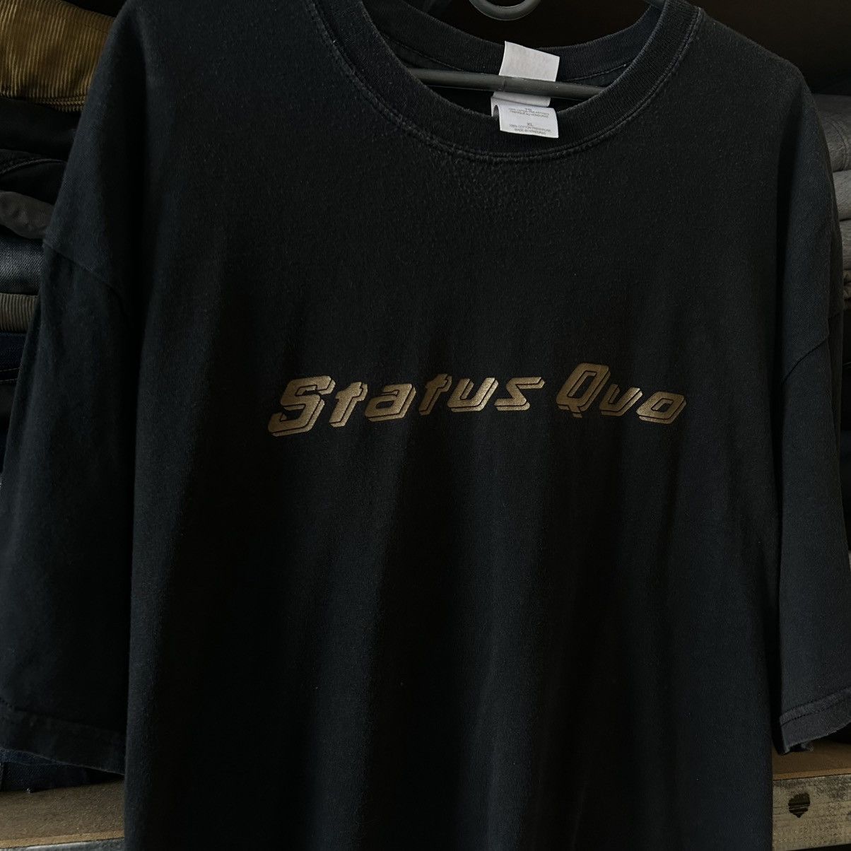 Band Tees Vintage Status Quo 2000’s Big Logo Heavy Cotton Rock Band te Size US XL / EU 56 / 4 - 2 Thumbnail