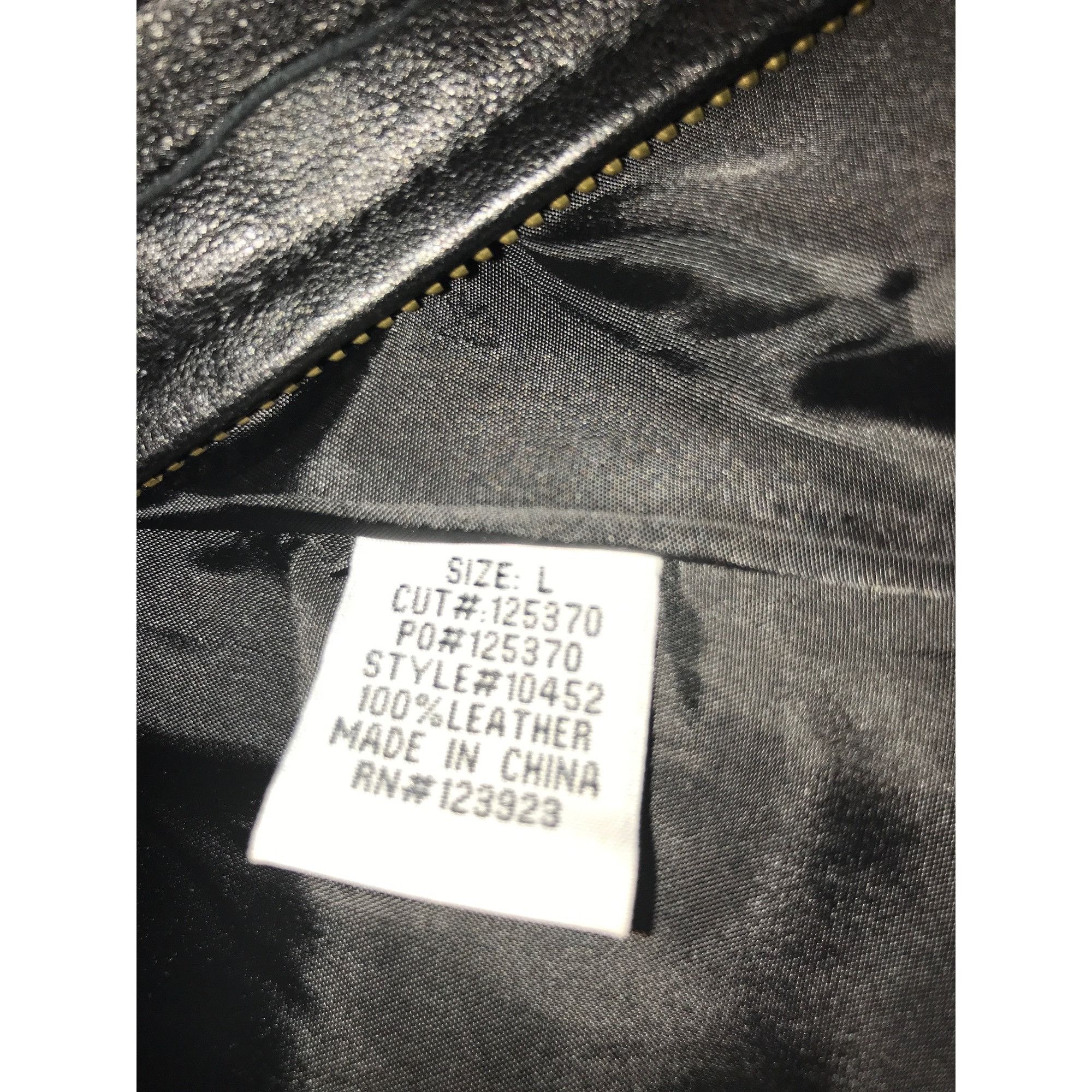 Vintage XCVI Women's Black Leather Multi-Seamed Full Zip Jacket Size L / US 10 / IT 46 - 9 Thumbnail