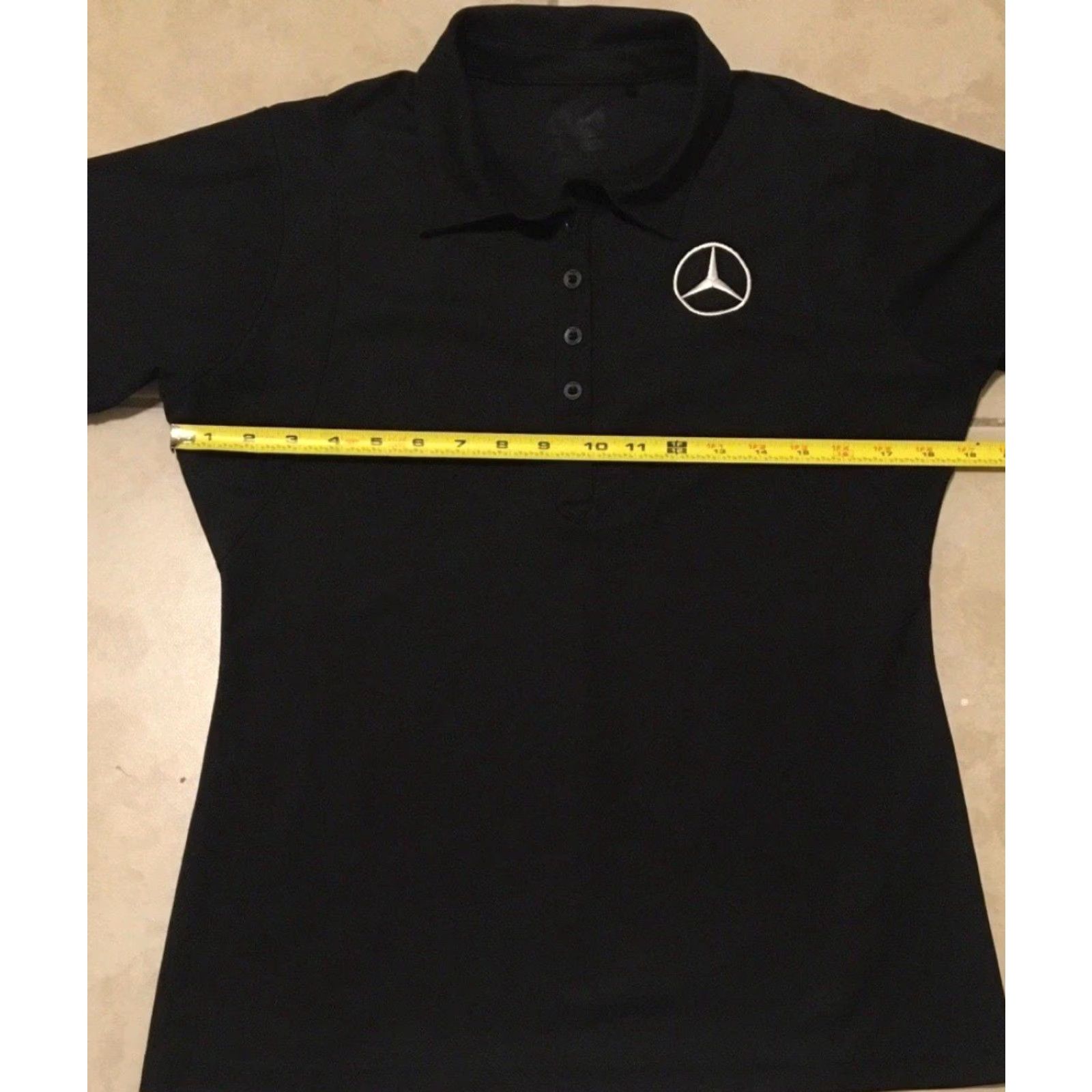 Vintage VINTAGE Mercedes Benz Polo Shirt M Car Driving Racing Mechanic F1 NASCAR Biker Y2K Size M / US 6-8 / IT 42-44 - 5 Thumbnail