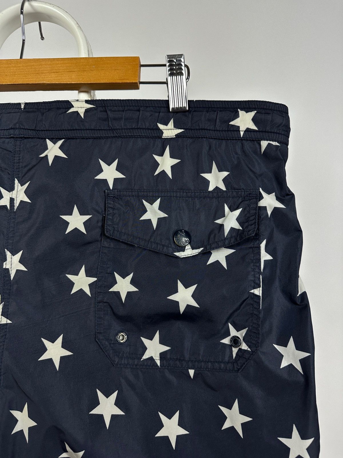 Moncler Moncler Boxer Mare Star Print Navy Blue Swimming Shorts Size US 36 / EU 52 - 10 Thumbnail