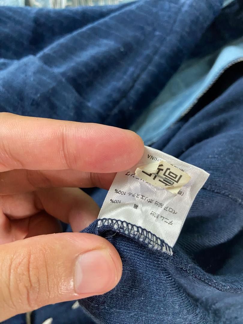 Japanese Brand Louis Versus Embroidery Velvet & Jeans Jacket (204) Size US M / EU 48-50 / 2 - 4 Thumbnail