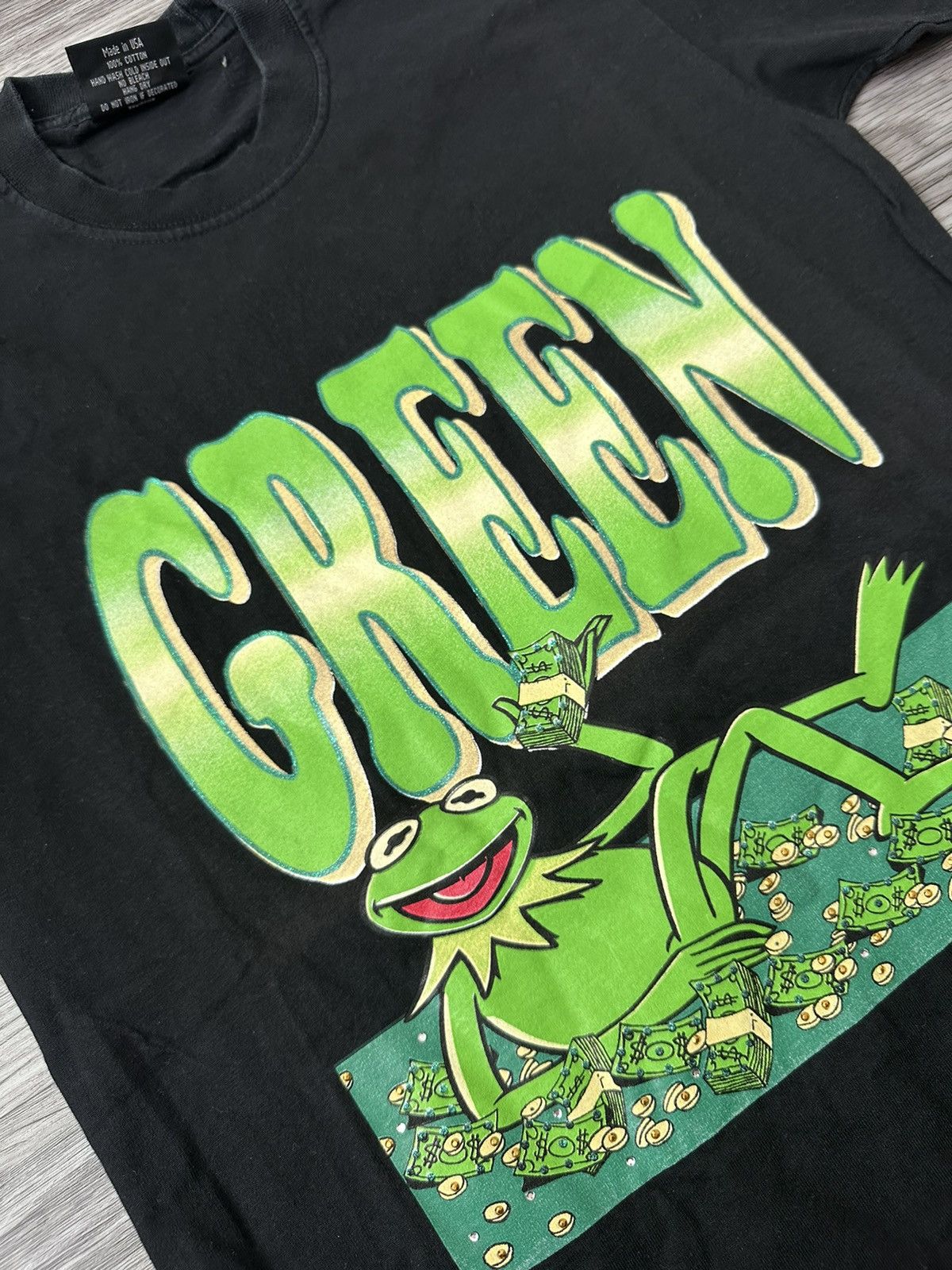 Disney Disney Vintage Era 90s Green T shirt rare hype y2k Size US M / EU 48-50 / 2 - 3 Thumbnail