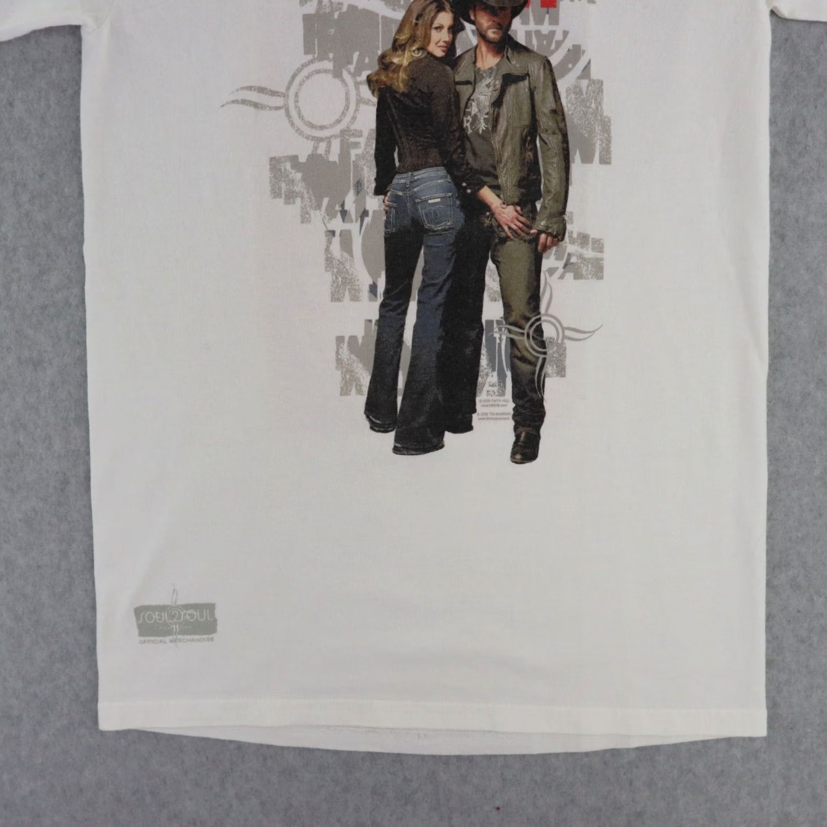 Vintage TIM McGRAW & FAITH HILL SOUL 2 SOUL 2006 TOUR T-Shirt Size Small Size US S / EU 44-46 / 1 - 7 Thumbnail