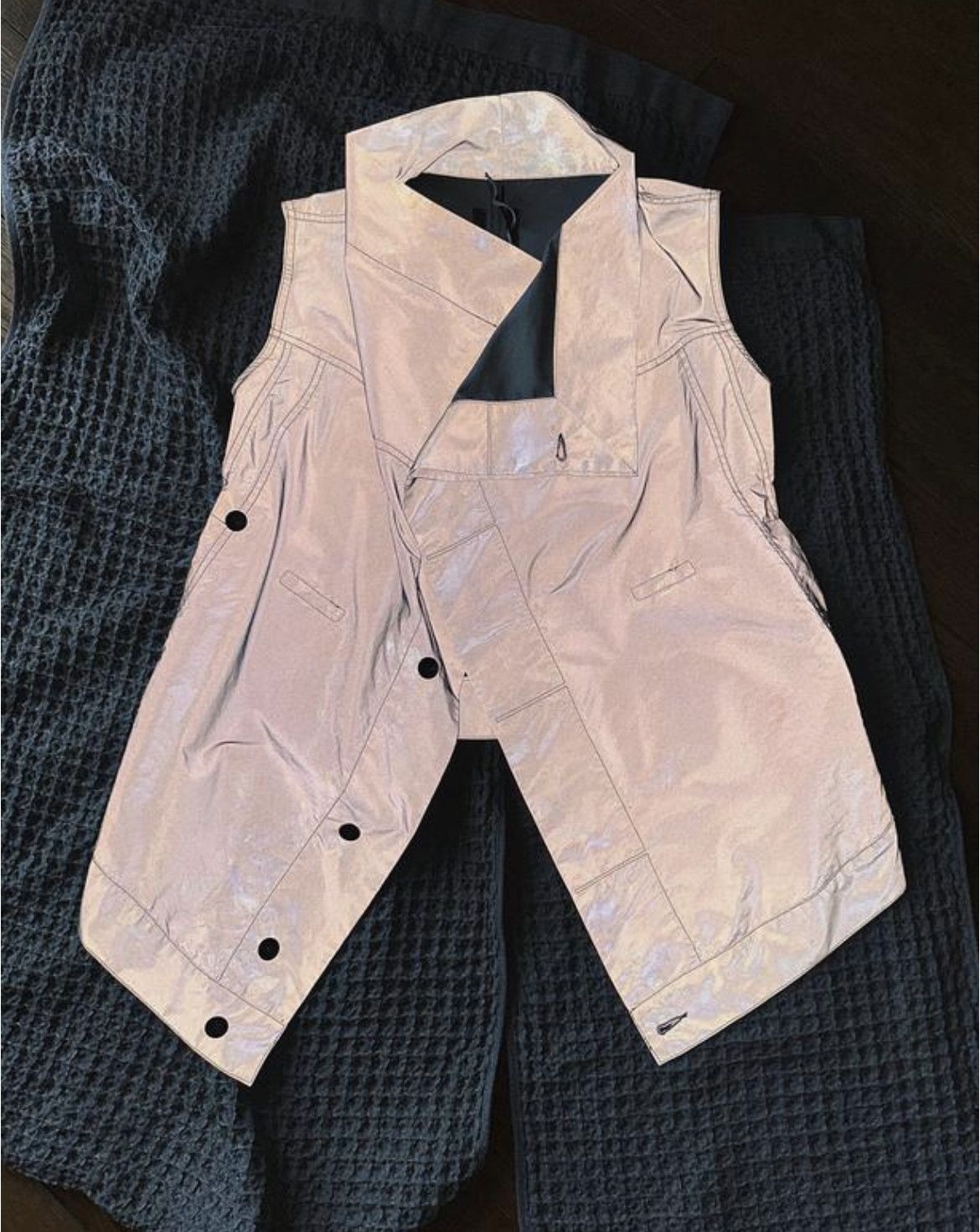 Rick Owens SILVER REFLECTIVE VEST Size M / US 6-8 / IT 42-44 - 1 Thumbnail