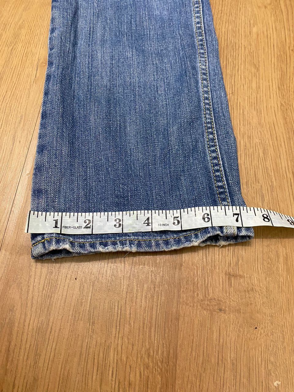 Japanese Brand 💥 Need Gone💥 Bartack Work Clothing Dept Distressed Jeans Size US 31 - 12 Thumbnail