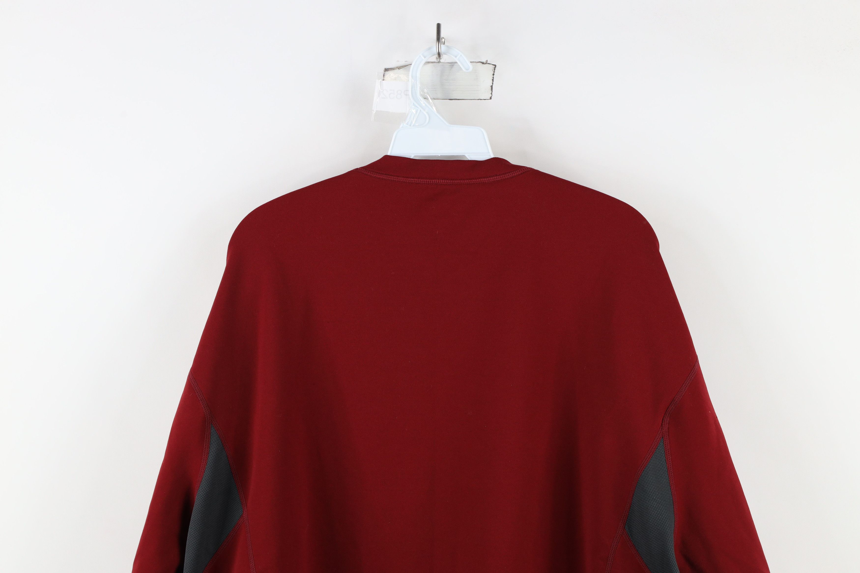 Nike × Vintage Vintage Nike ACG Mini Swoosh Knit Long Sleeve T-Shirt Red Size US XXL / EU 58 / 5 - 12 Thumbnail