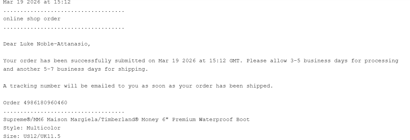 Supreme Supreme MM6 Timberland 6" Boots Size US 12 / EU 45 - 2 Thumbnail