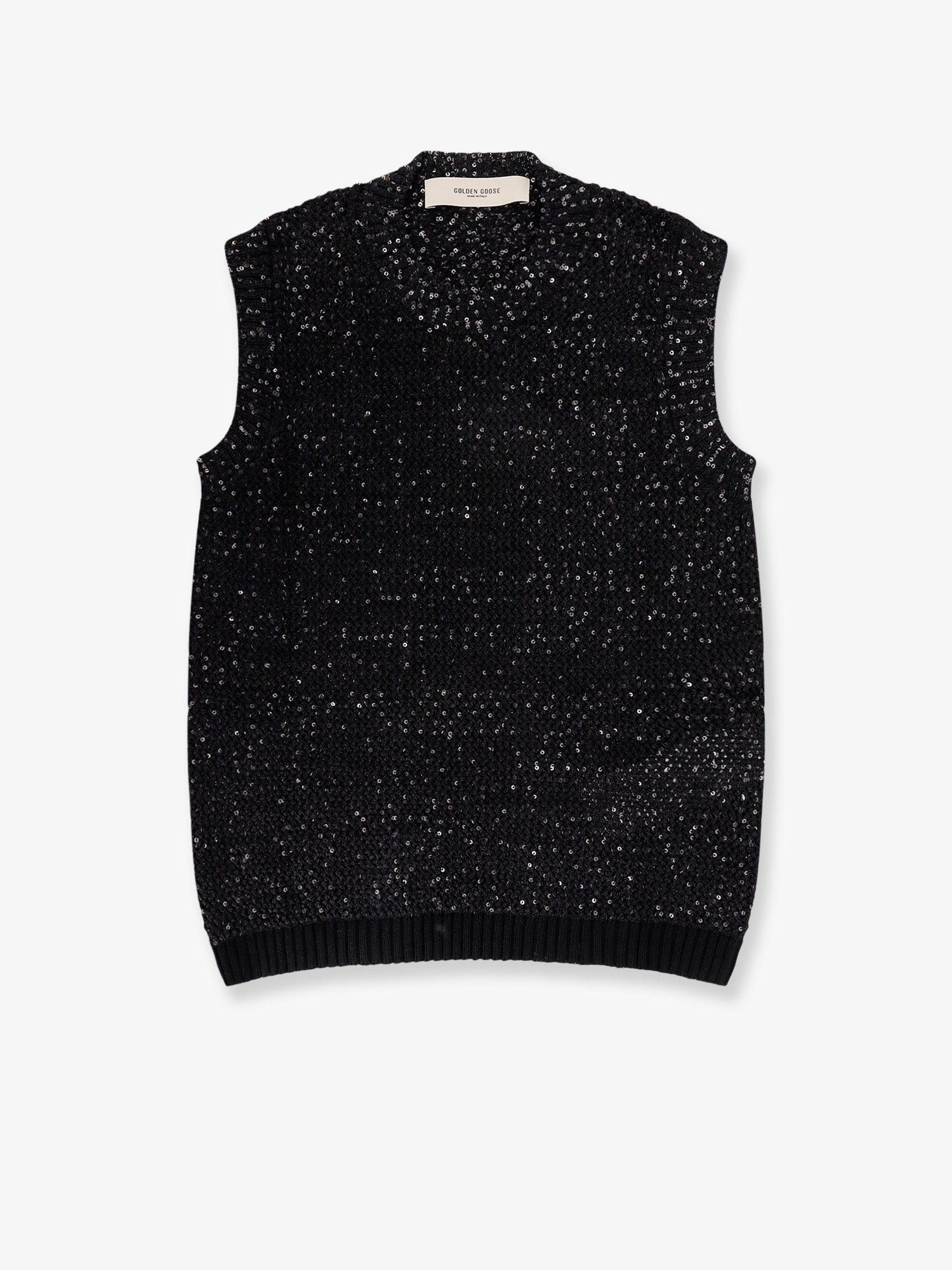 Golden Goose Melyssa Sleeveless Sweater With Sequins Size S / US 4 / IT 40 - 1 Thumbnail