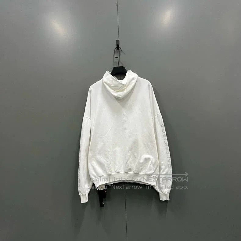 Balenciaga Balenciaga White Washed Logo Hoodie. Size US S / EU 44-46 / 1 - 2 Thumbnail