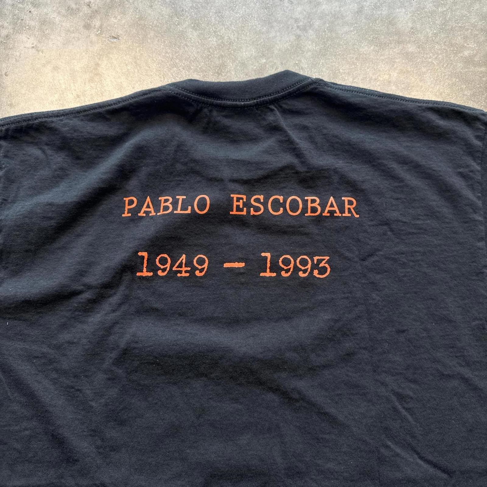 Other Pablo Escobar Ganster Graphic T-Shirt Double Sleeve Size US XL / EU 56 / 4 - 4 Thumbnail