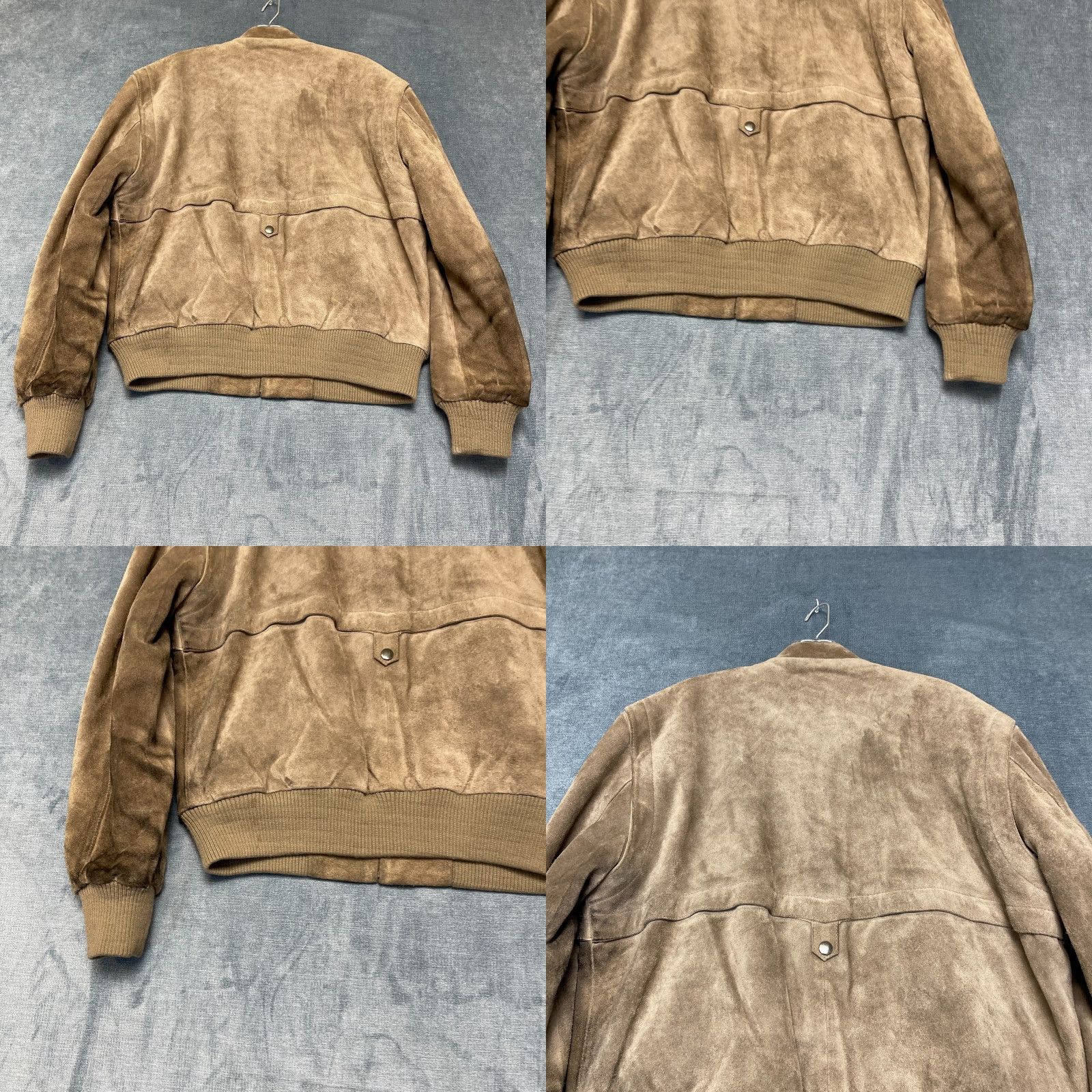Vintage VINTAGE Genuine Leather Jacket Mens 44 Beige Bomber Suede Quilt Lined Leather Jacket Mens Beige Bomber Suede Quilt Lined Vintage Size US S / EU 44-46 / 1 - 9 Thumbnail