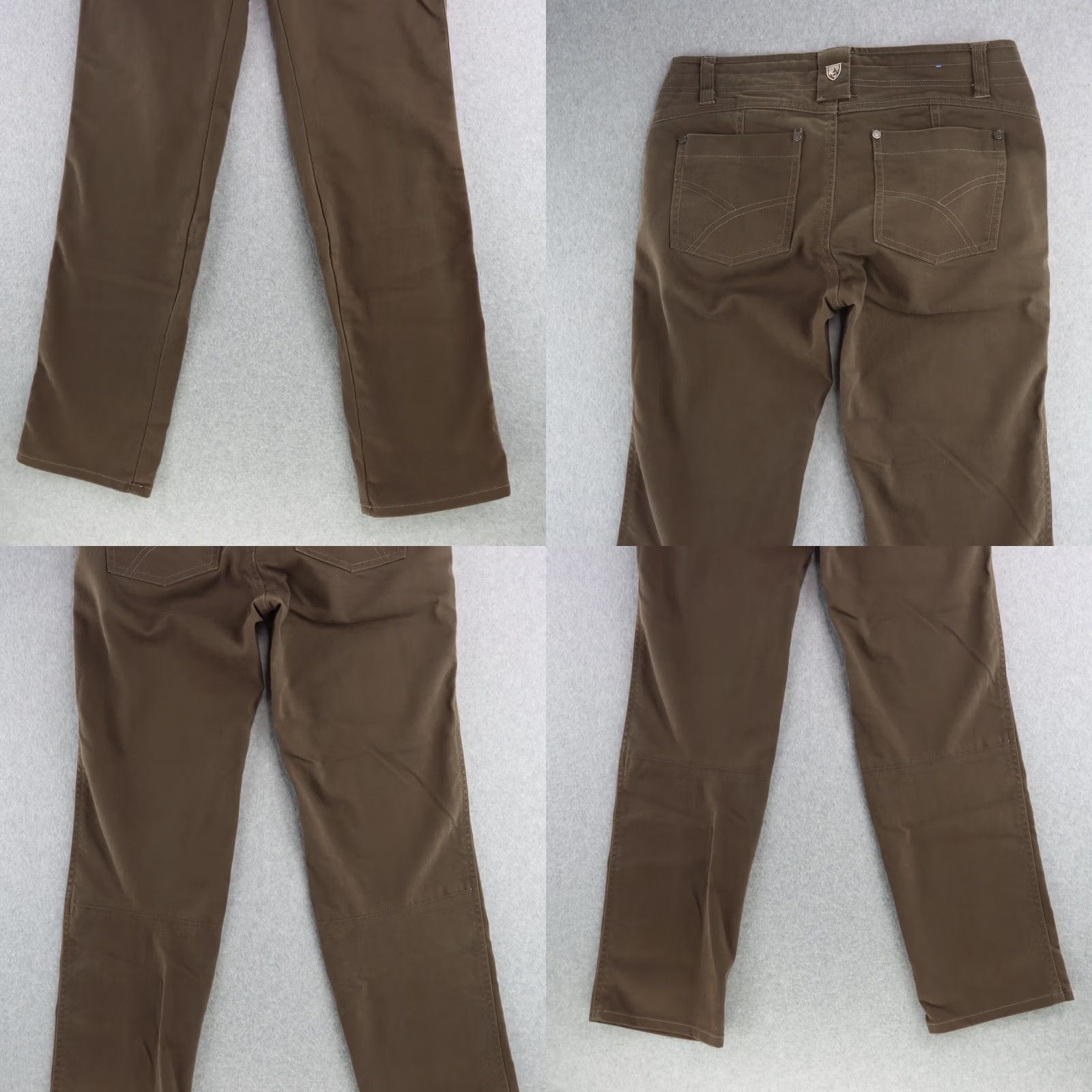 Vintage Kuhl Pants Women Size 4 Regular Military Green Hiking Cargo Authentic w Button Size 27" / US 4 / IT 40 - 9 Thumbnail