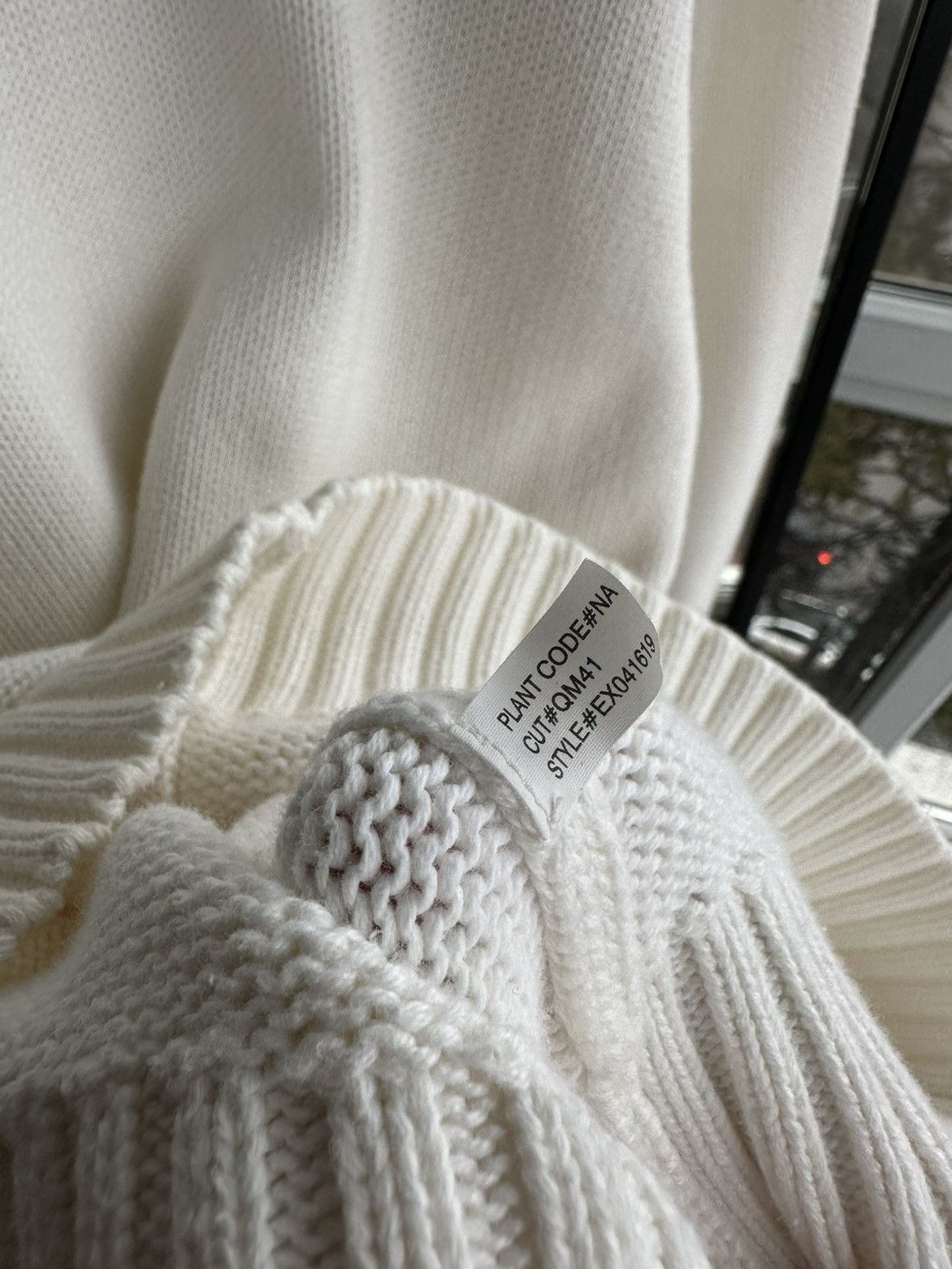 Polo Ralph Lauren Vintage Polo Ralph Lauren White Knitted Sweater Japan Sz XL Size US XL / EU 56 / 4 - 7 Thumbnail
