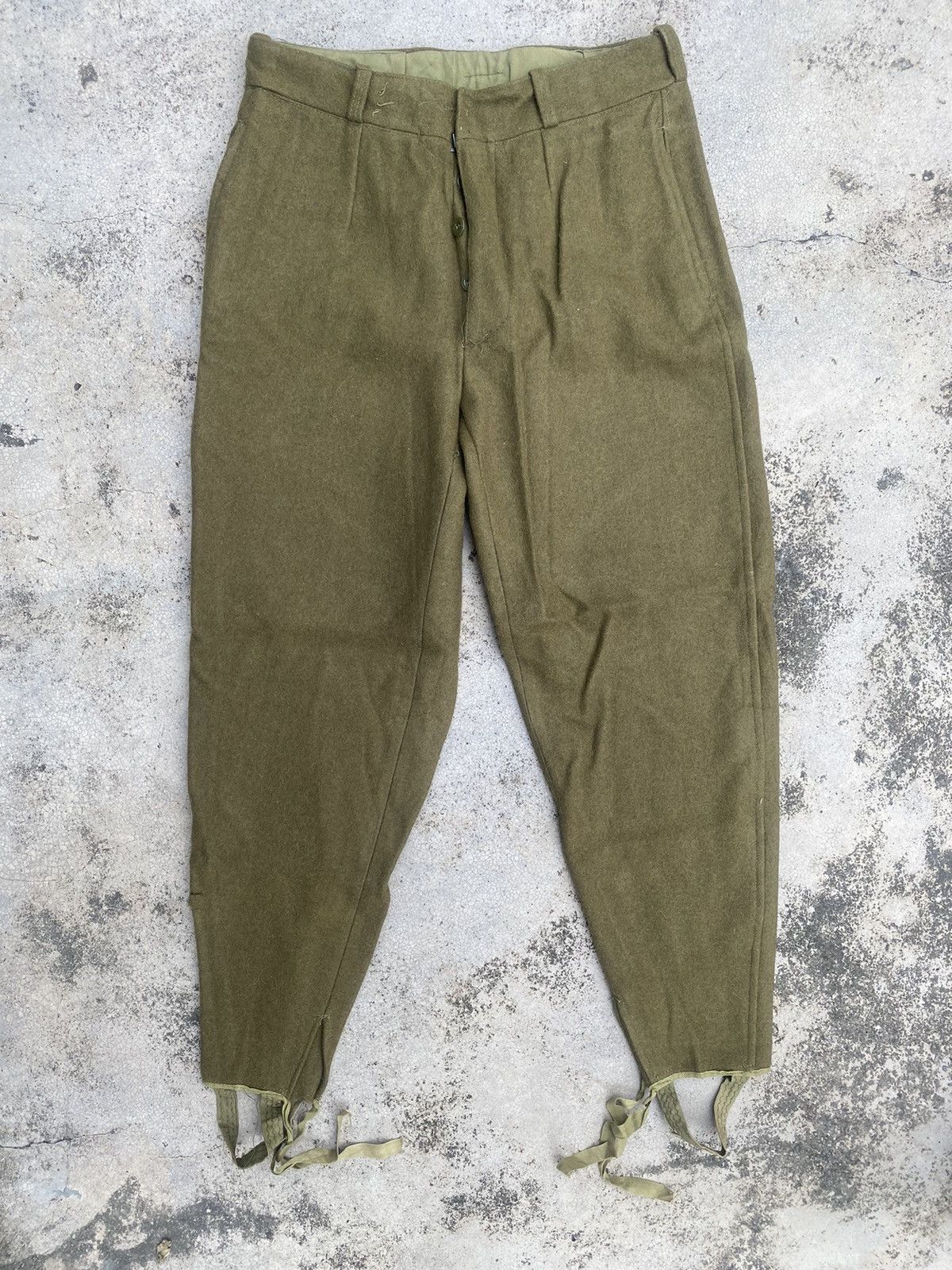 Third & Army × Vintage Vintage 40s Soviet Union Russia Army Military Wool Pants Size US 30 / EU 46 - 1 Thumbnail