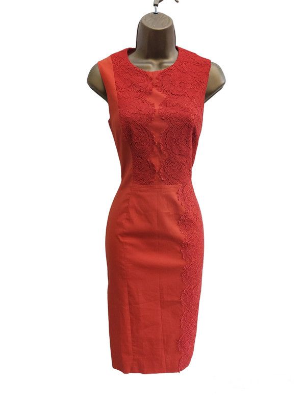 Karen Millen Karen Millen coral dress 10 Size M / US 6-8 / IT 42-44 - 1 Thumbnail