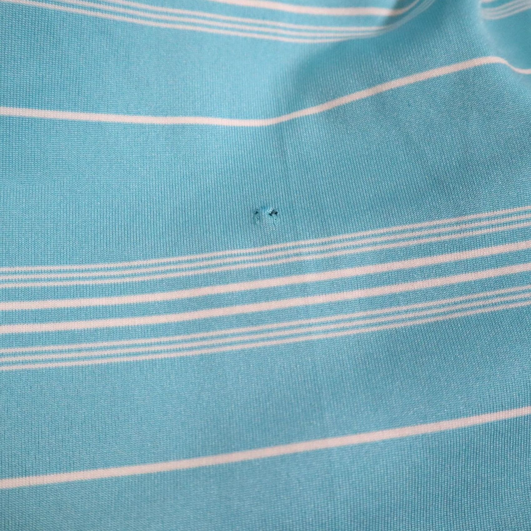 Vintage Slazenger Polo Shirt Mens XL Blue Striped Short Sleeve Golf Performance Size US XL / EU 56 / 4 - 5 Thumbnail